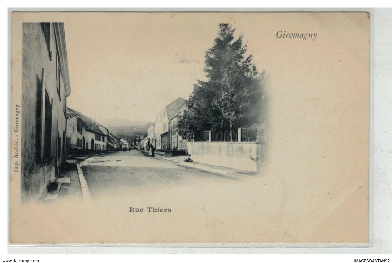 90 GIROMAGNY #19265 RUE THIERS - Giromagny