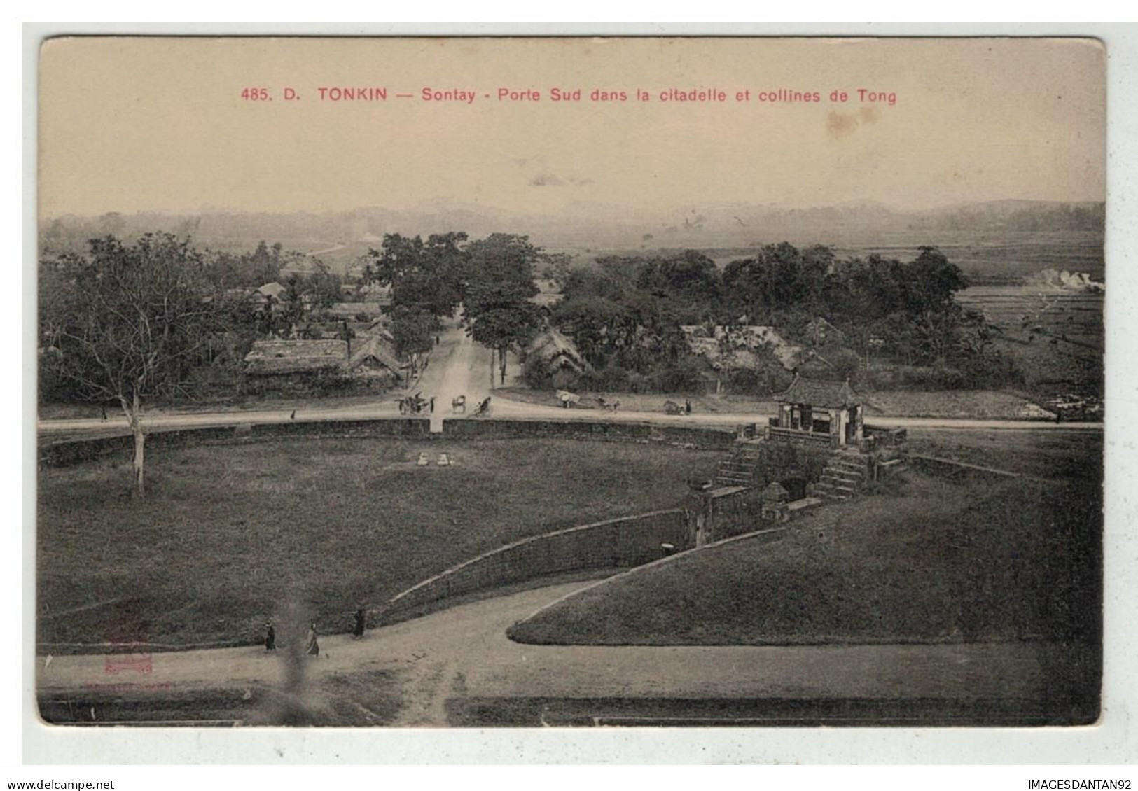TONKIN INDOCHINE VIETNAM SAIGON #18610 SONTAY PORTE SUD DANS LA CITADELLE ET COLLINES DE TONG - Vietnam