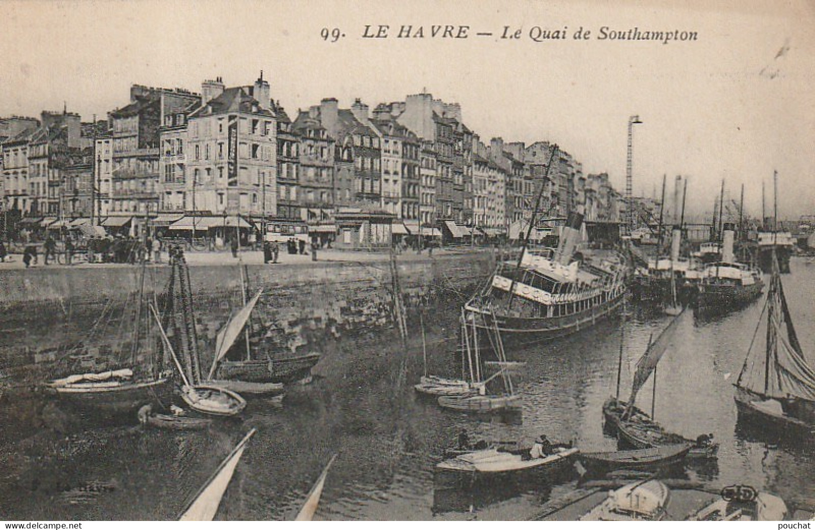 XXX -(76) LE HAVRE - LE QUAI DE SOUTHAMPTON - 2 SCANS - Harbour