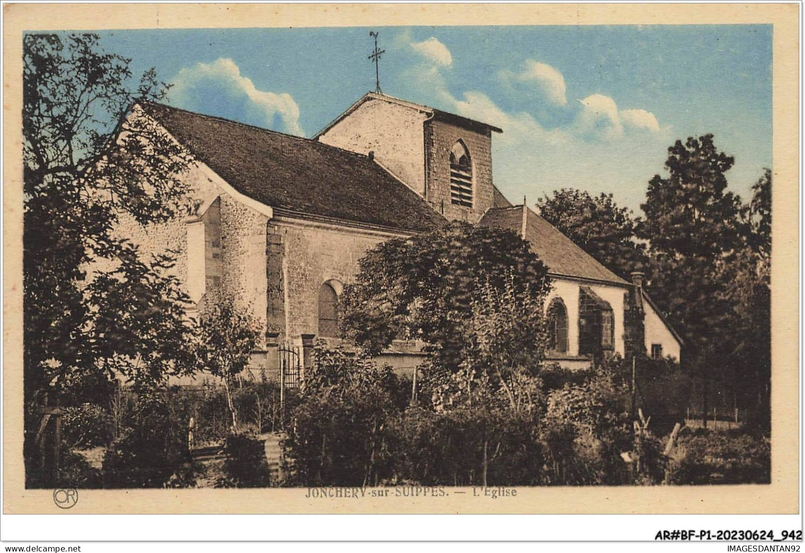 AR#BFP1-51-0472 - JONCHERY-SUR-SUIPPES - L'église - Jonchery-sur-Vesle