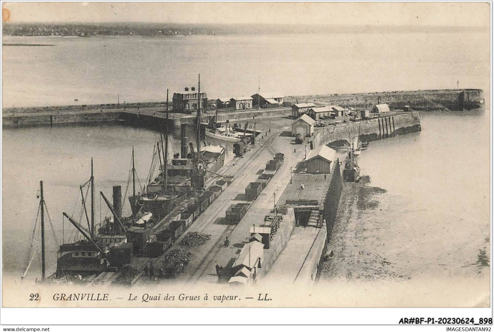 AR#BFP1-50-0450 - GRANVILLE - Le Quais Des Grues à Vapeur - Otros & Sin Clasificación