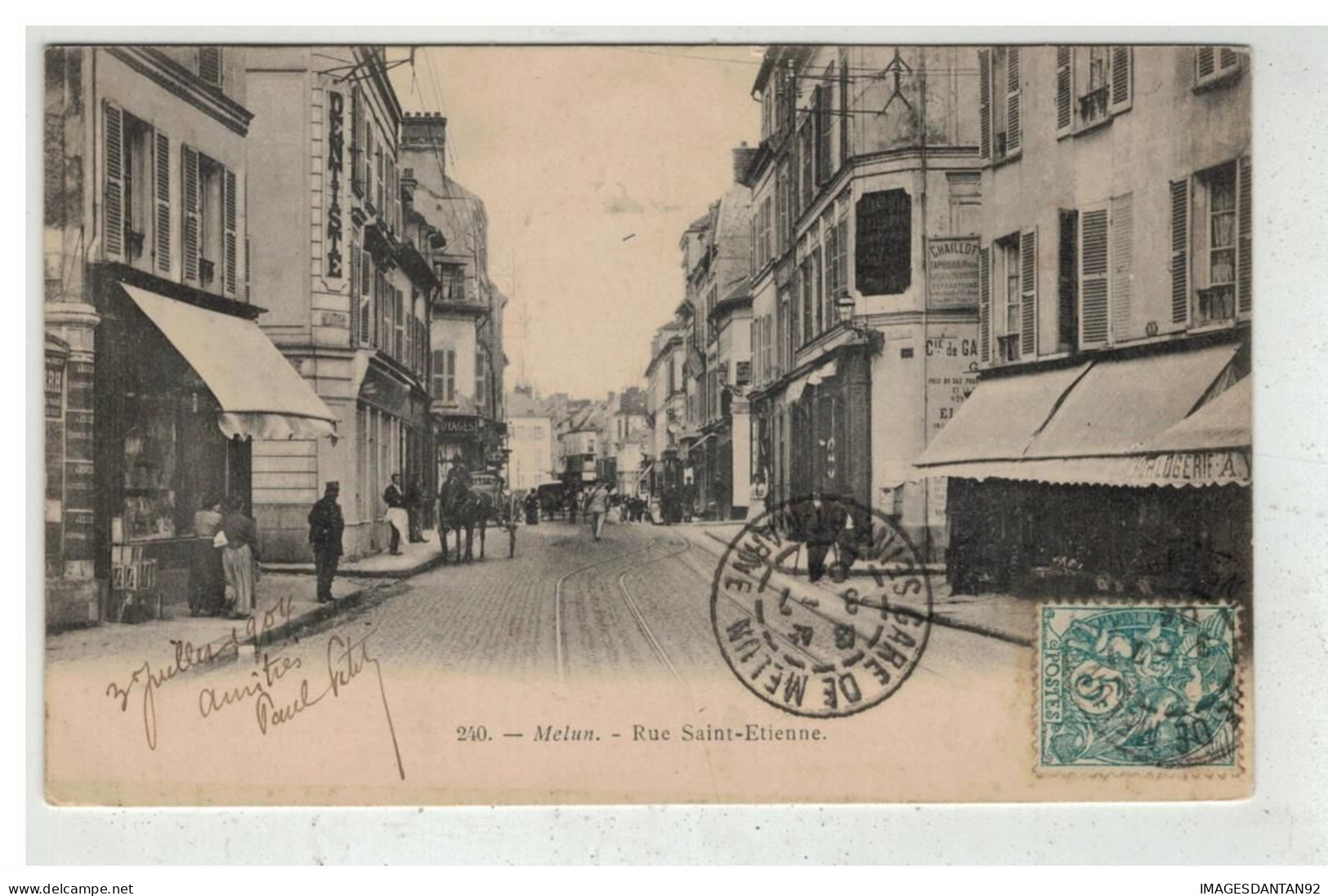 77 MELUN #19618 RUE SAINT ETIENNE - Melun