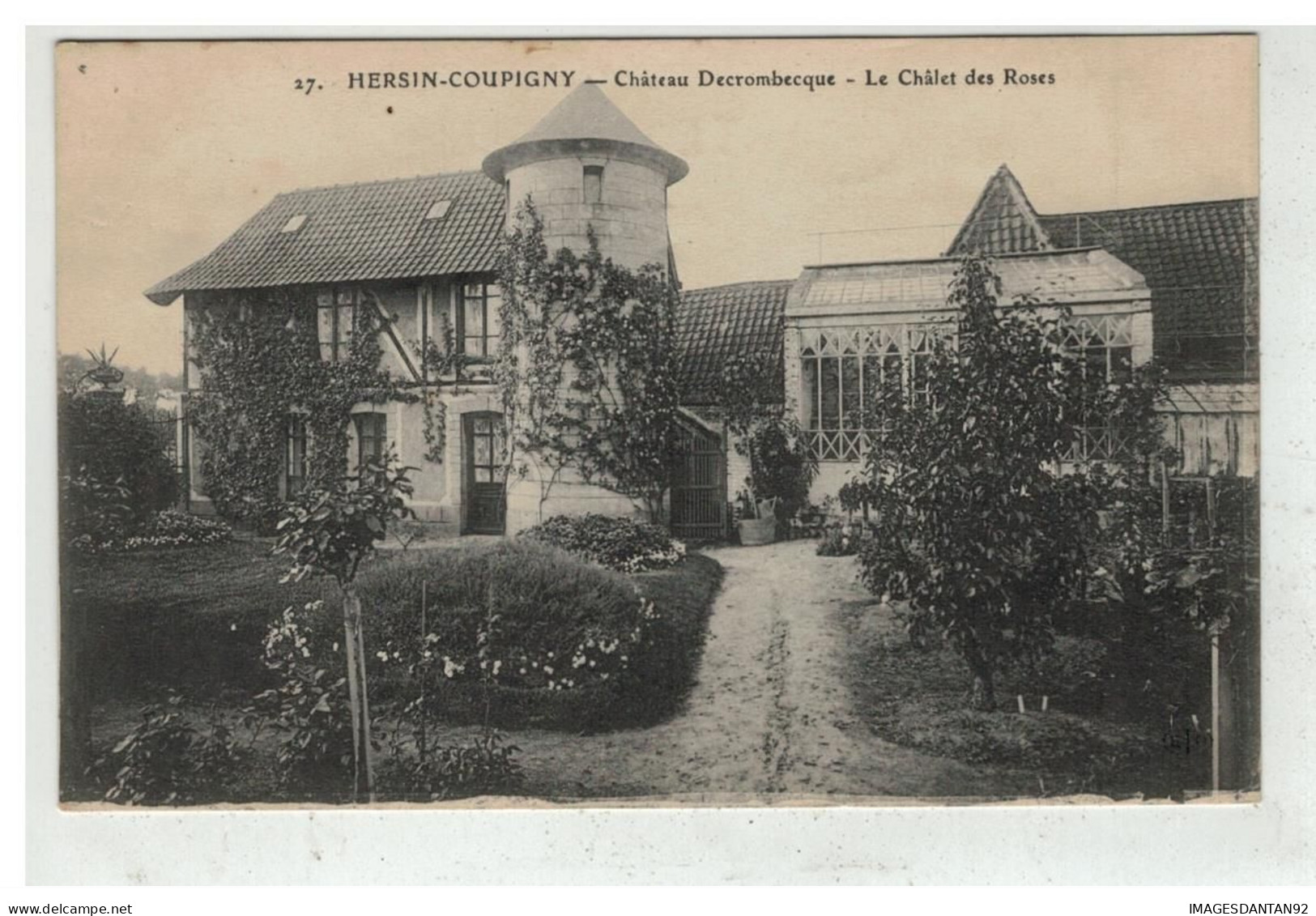 62 HERSIN COUPIGNY #18939 CHATEAU DECROMBECQUE CHALET DES ROSES - Other & Unclassified