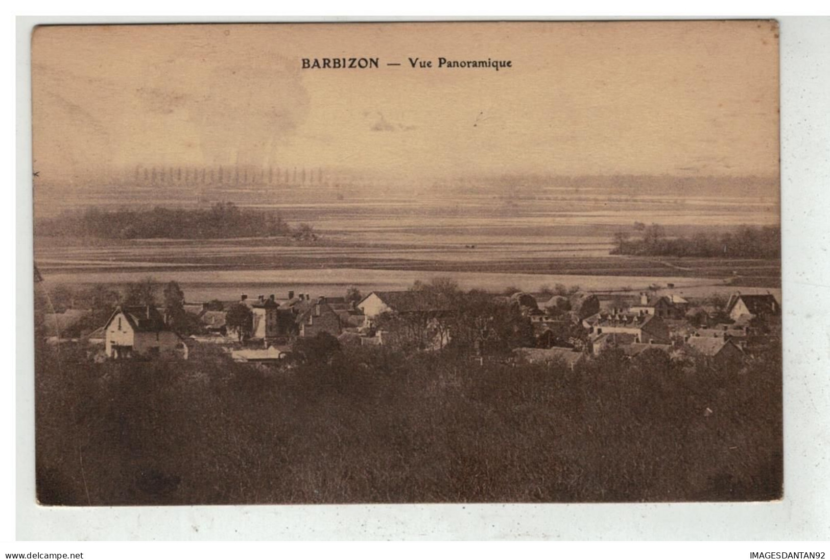 77 BARBIZON #19343 VUE PANORAMIQUE - Barbizon
