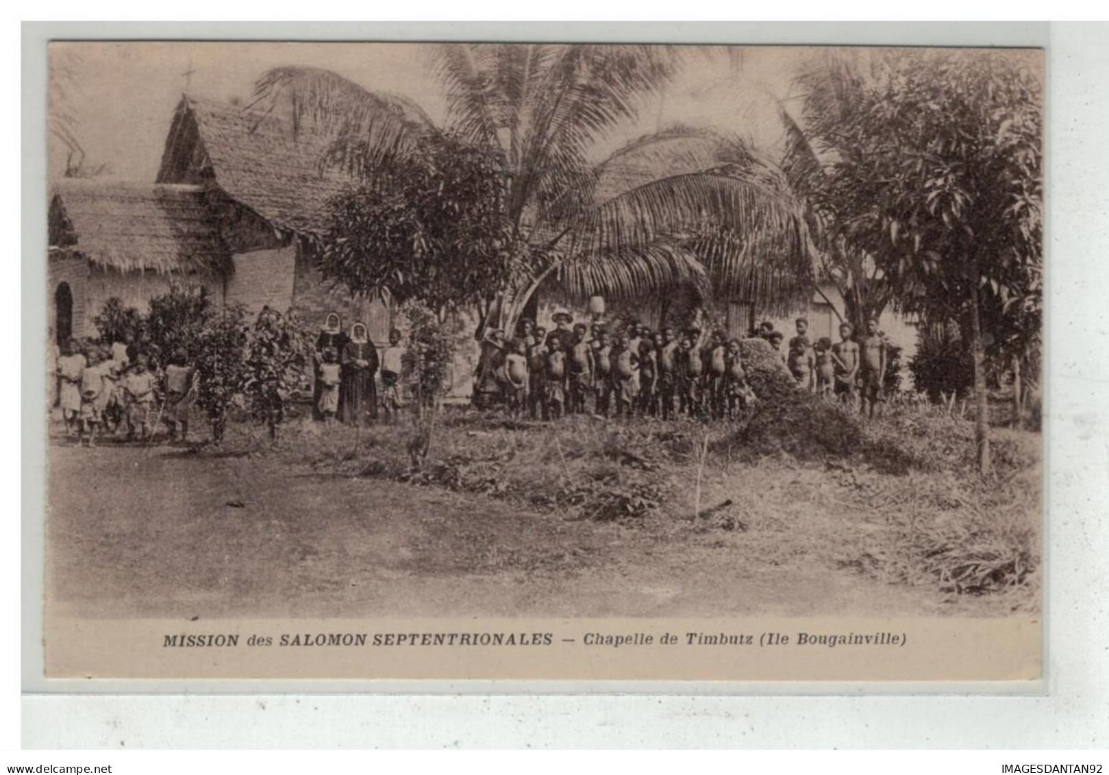 SALOMON #17823 CHAPELLE DE TIMBUTZ ILE BOUGAINVILLE - Islas Salomon