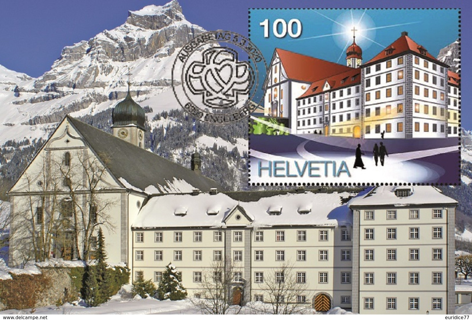 Switzerland 2020 - 900 Years Engelberg Monastery Carte Maximum - Maximum Cards