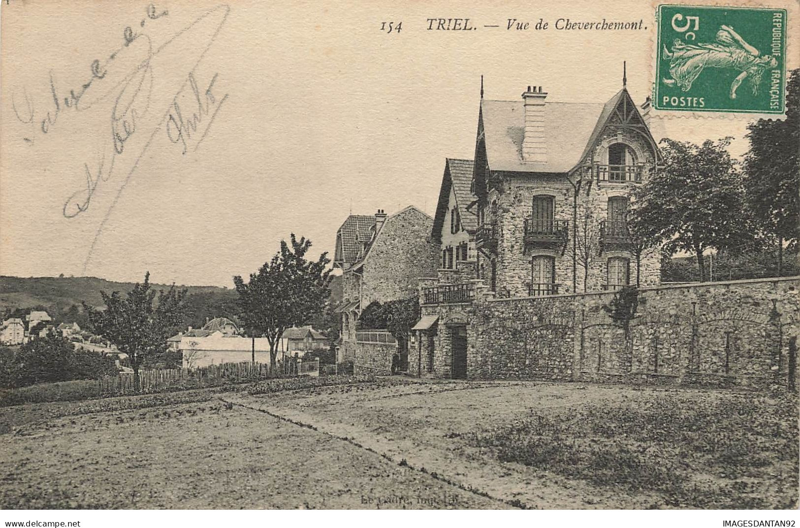 78 TRIEL #20940 VUE DE CHEVERCHEMONT - Triel Sur Seine