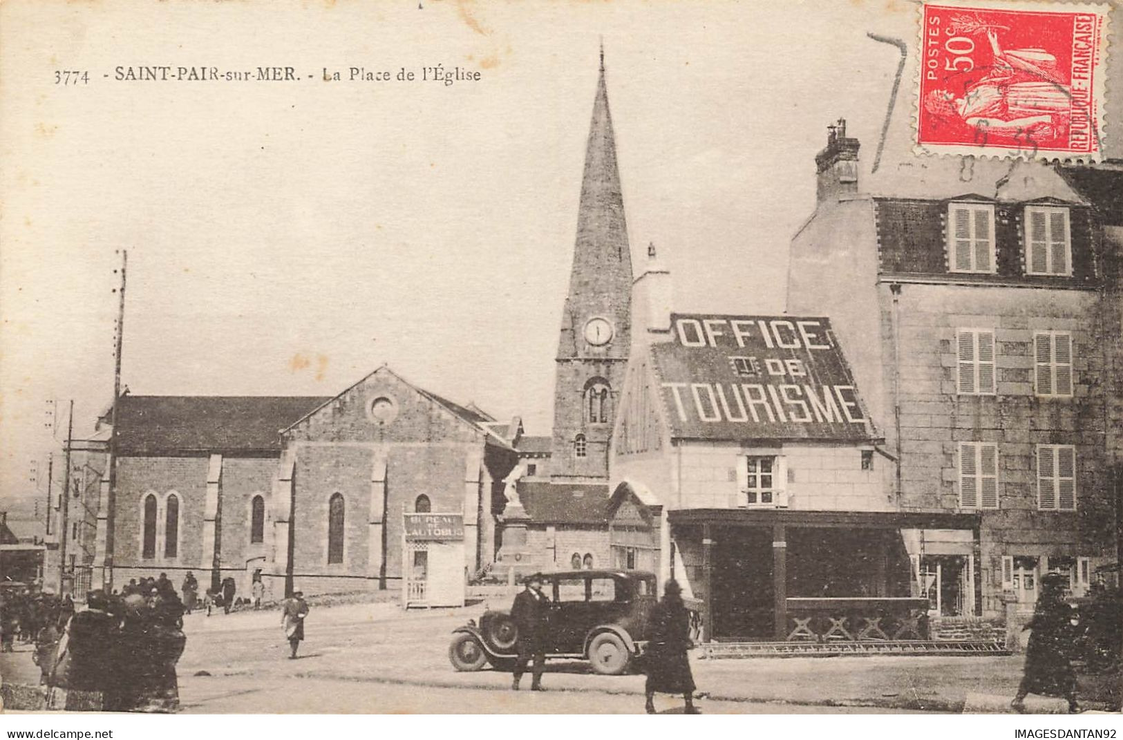 50 SAINT PAIR SU MER #21178 PLACE DE L EGLISE - Saint Pair Sur Mer