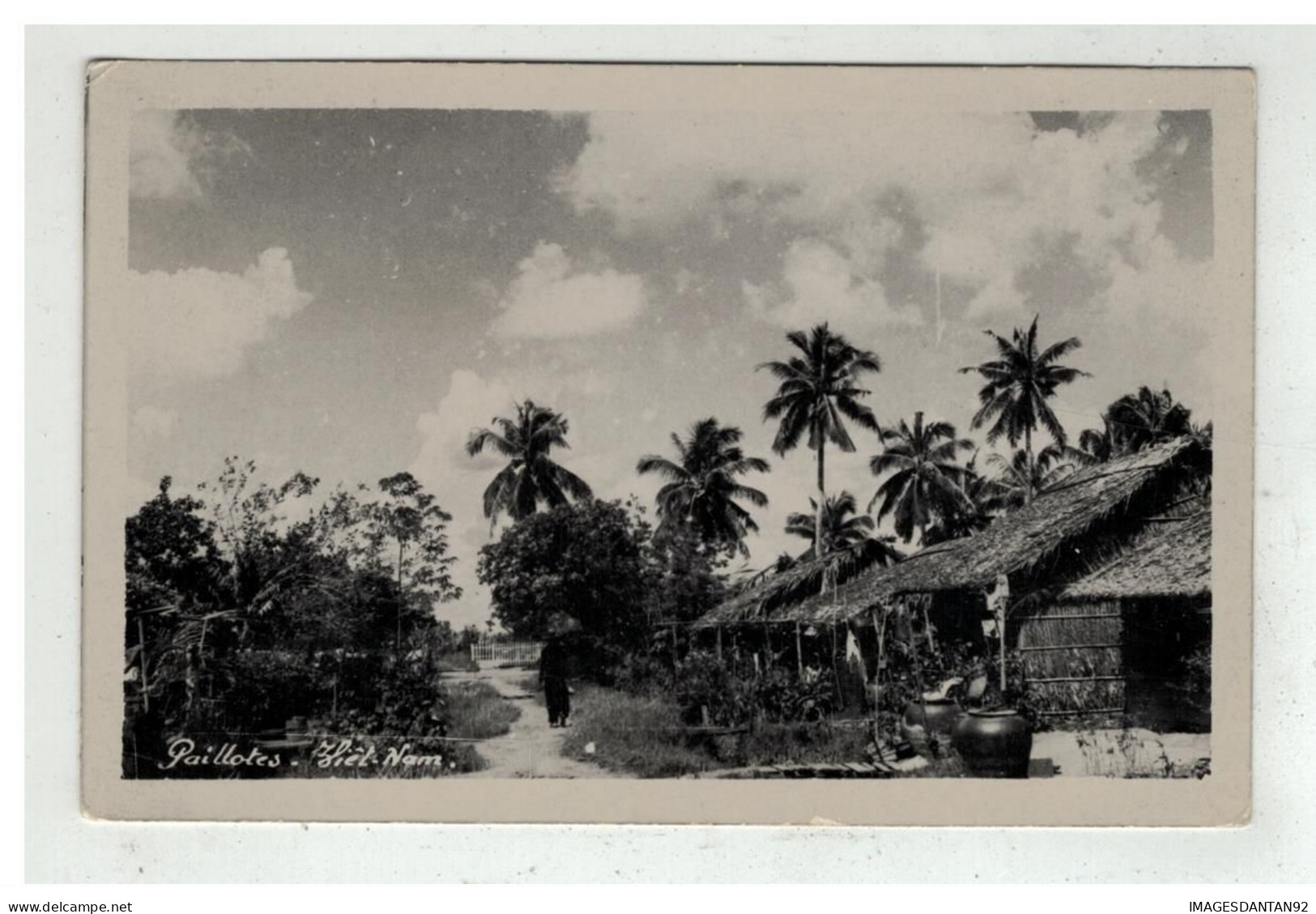 TONKIN INDOCHINE VIETNAM SAIGON #18510 PAILLOTES VIET NAM CARTE PHOTO - Viêt-Nam