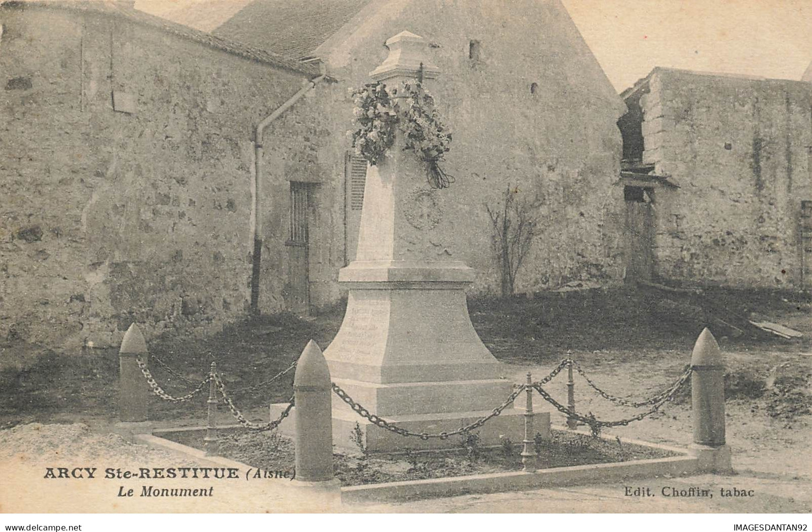 02 ARCY SAINTE RESTITUE #20751 MONUMENT AUX MORTS - Other & Unclassified