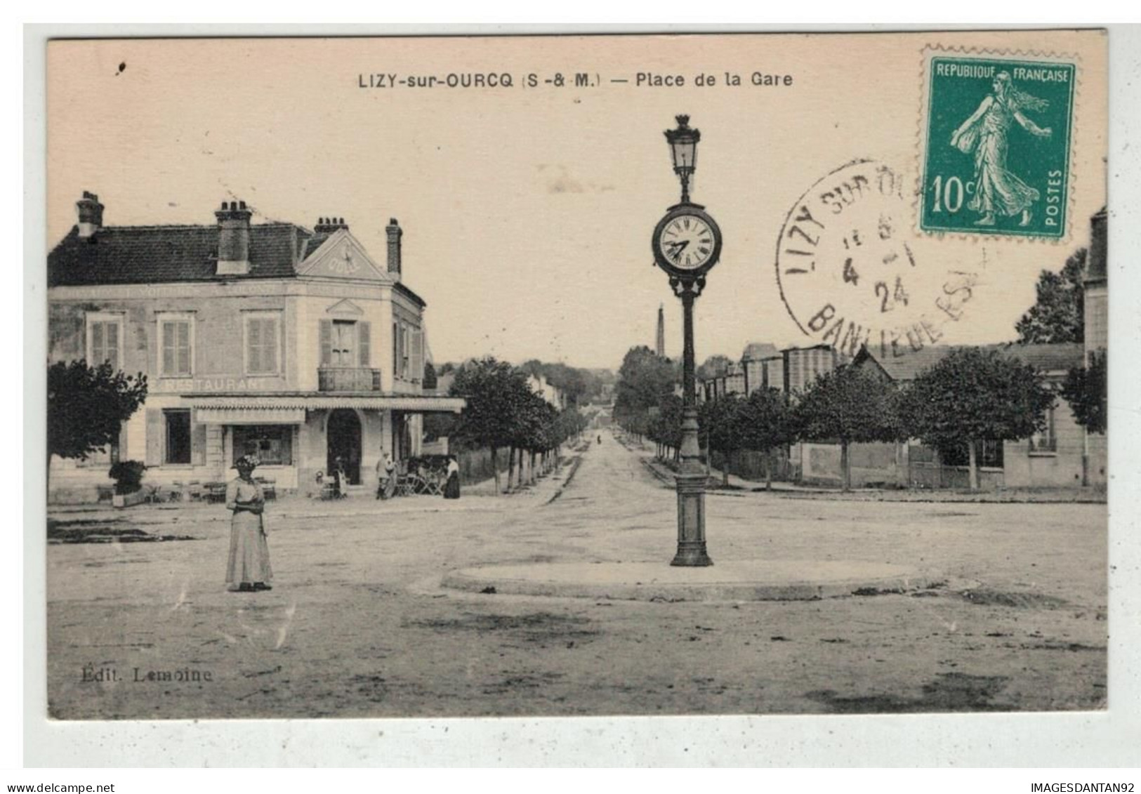 77 LIZY SUR OURCQ #19570 PLACE DE LA GARE - Lizy Sur Ourcq