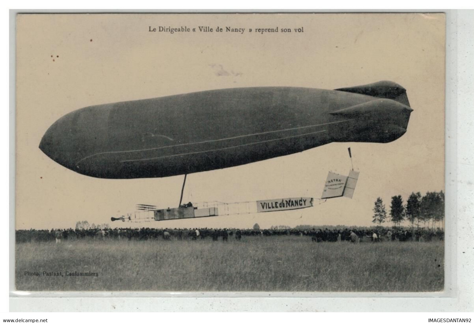 AVIATION #18093 BALLON DIRIGEABLE VILLE DE NANCY REPREND SON VOL - Zeppeline