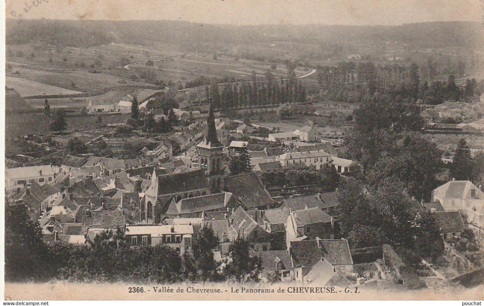 XXX -(78) VALLEE DE CHEVREUSE - LE PANORAMA DE CHEVREUSE  - 2 SCANS - Chevreuse