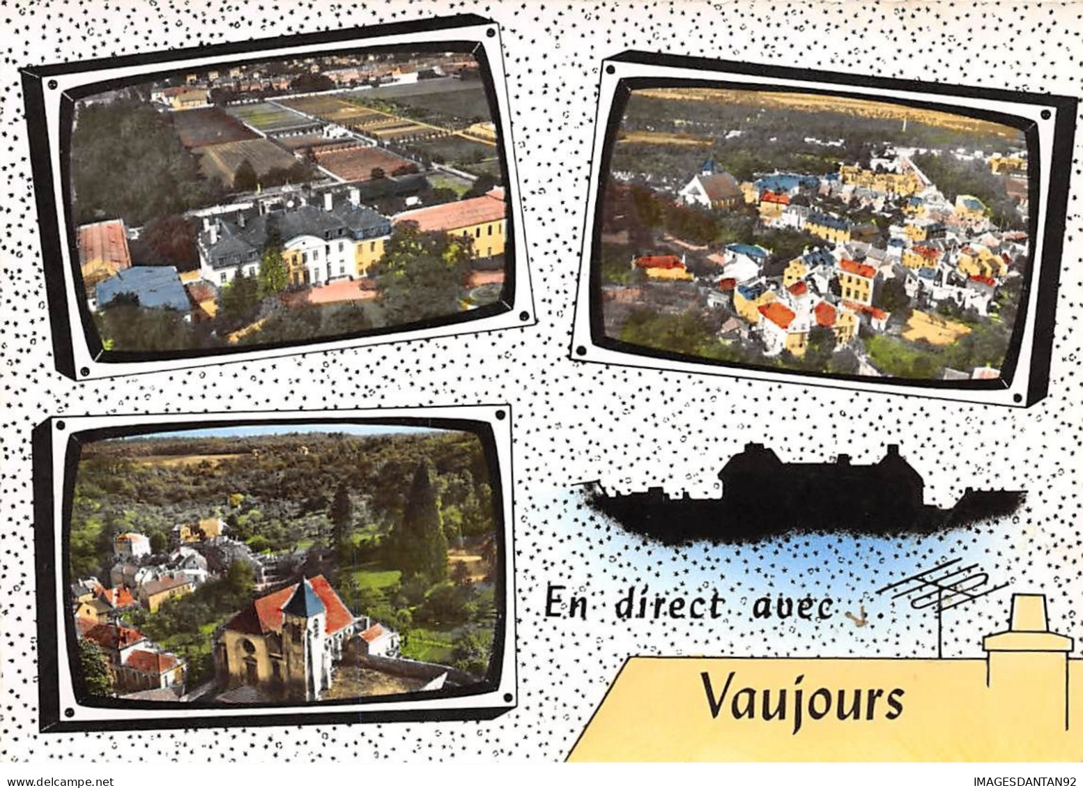 93 VAUJOURS #20098 VUES AERIENNES MULTIPLES - Other & Unclassified