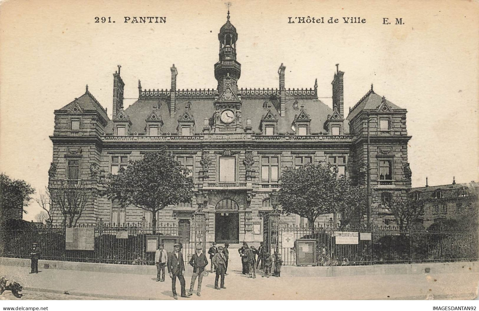 93 PANTIN #20208 HOTEL DE VILLE - Pantin