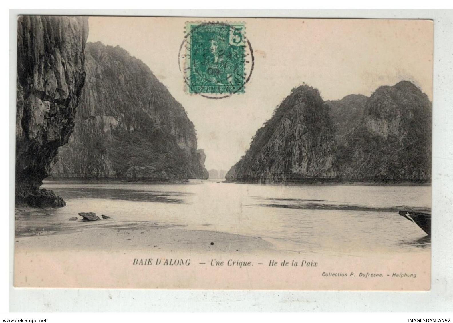 TONKIN INDOCHINE VIETNAM SAIGON #18631 BAIE D ALONG UNE CRIQUE ILE DE LA PAIX - Vietnam
