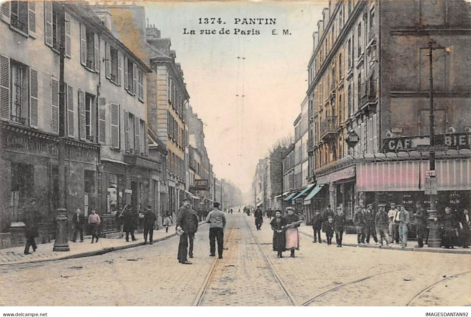 93 PANTIN #20203 RUE PARIS CAFE TABAC COMMERCES - Pantin