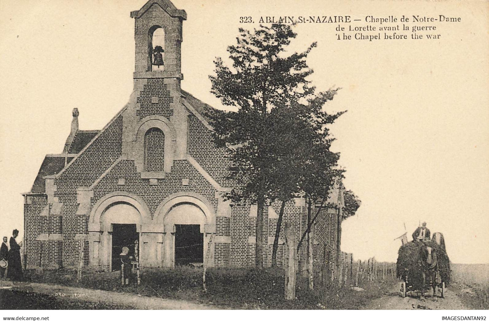 62 ABLIN SAINT NAZAIRE #21293 CHAPELLE NOTRE DAME ATTELAGE - Other & Unclassified