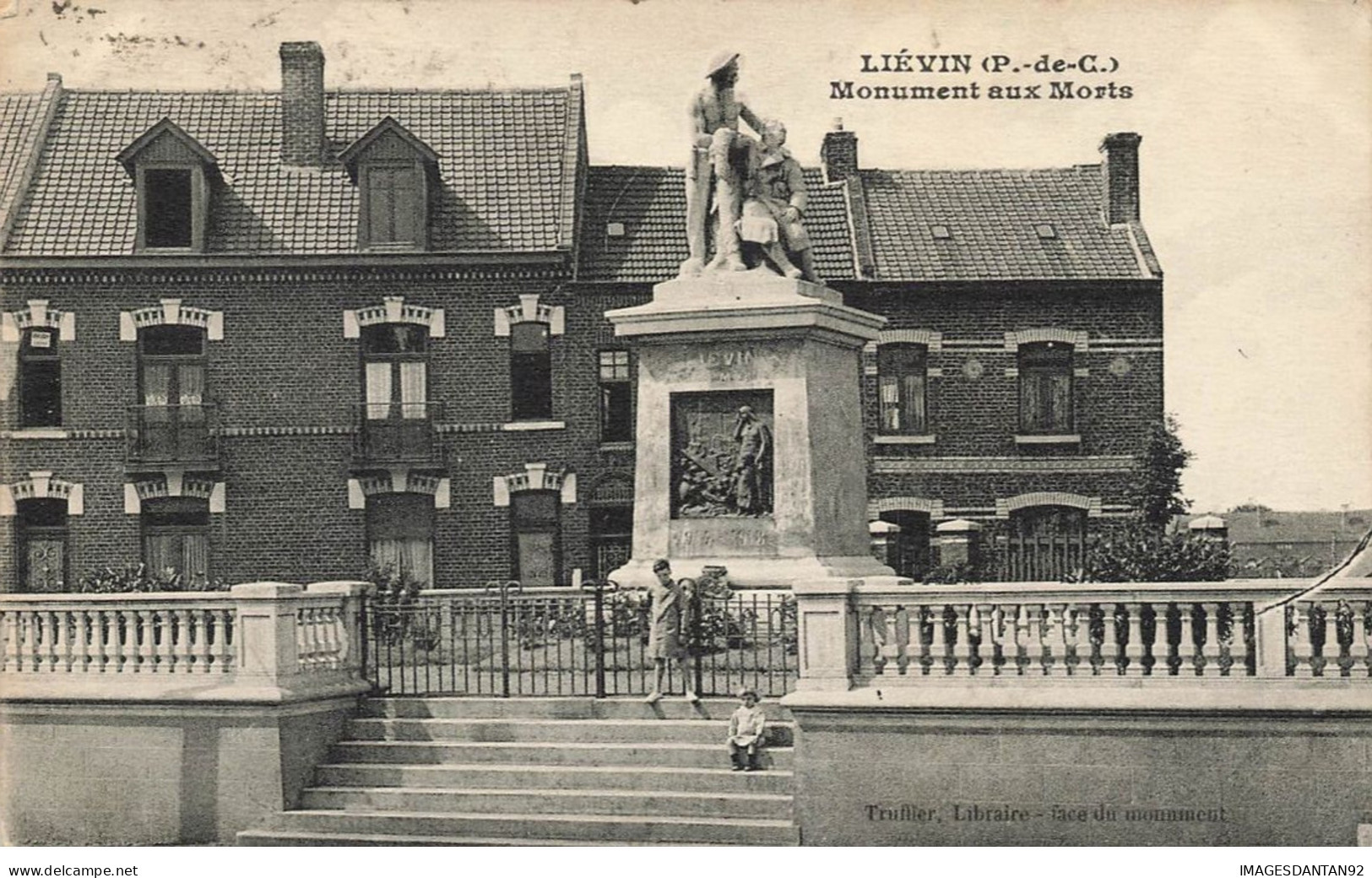 62 LIEVIN #21289 MONUMENT AUX MORTS + CACHET LENS ENTREPOT - Lievin
