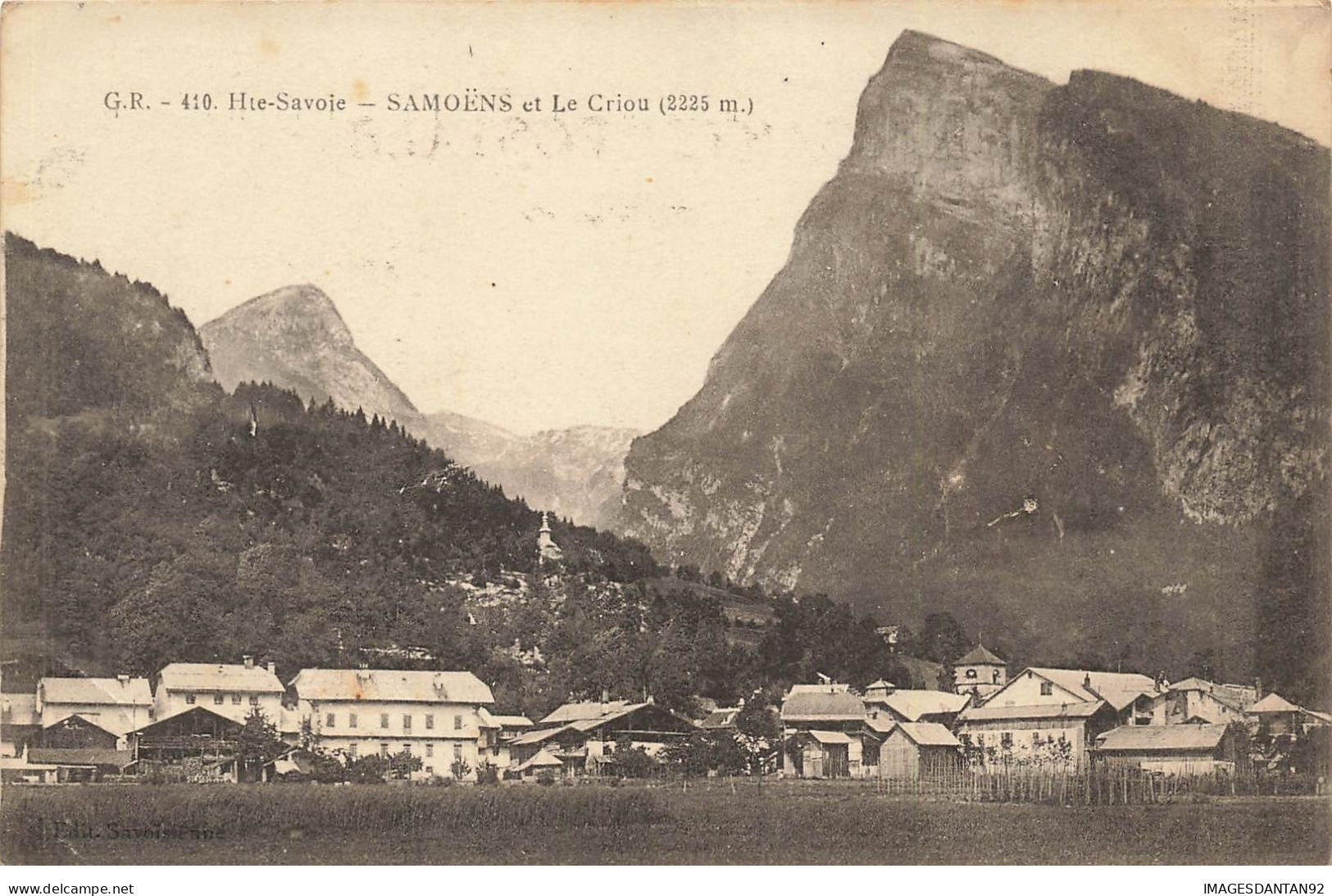 74 SAMOENS #20547 LE CRIOU ET VILLAGE - Samoëns