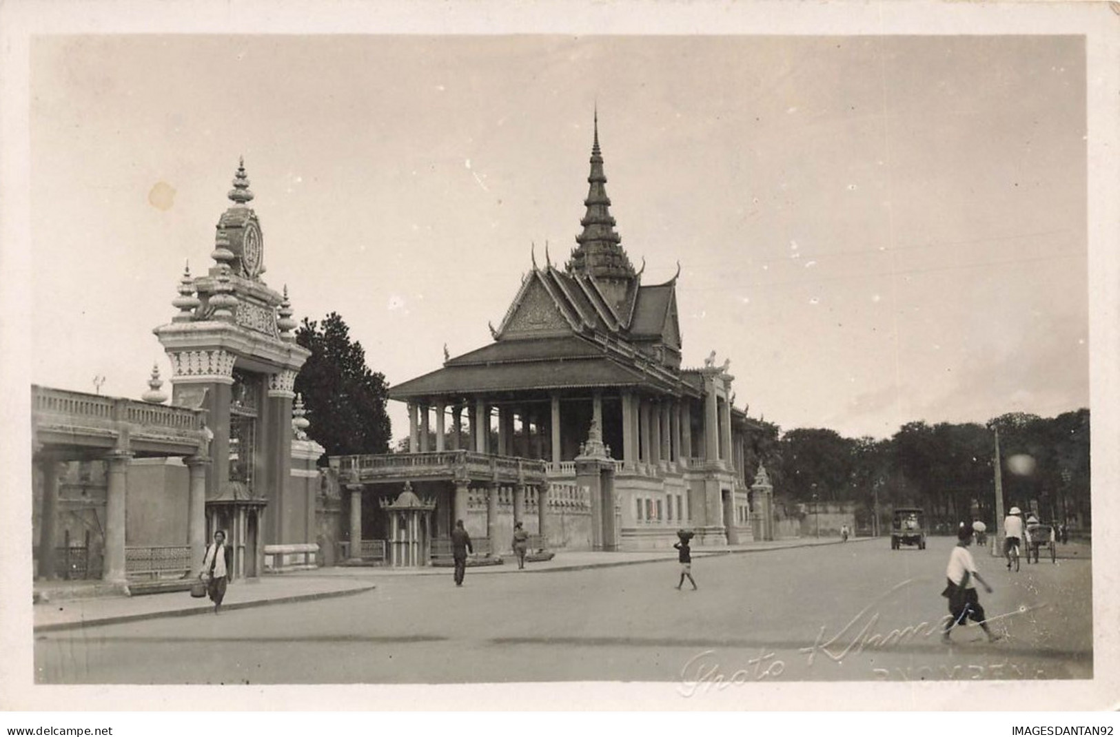 COMBODGE CAMBODIA #21003 PALAIS ROYAL CARTE PHOTO PHOTO KHMER PNOMPENH - Cambodja