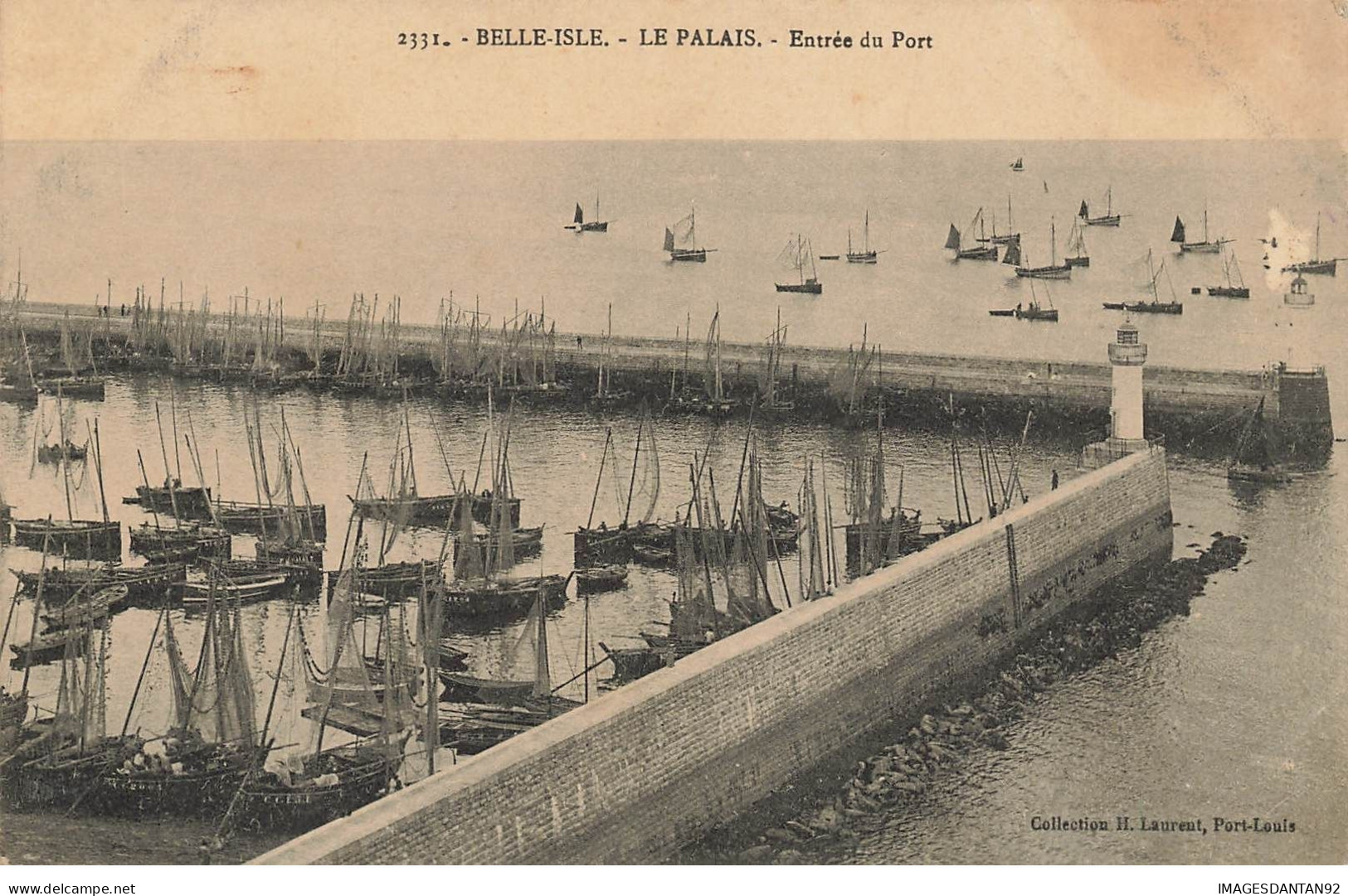56 BELLE ILE EN MER ISLE LE PALAIS #21422 ENTREE DU PORT - Belle Ile En Mer