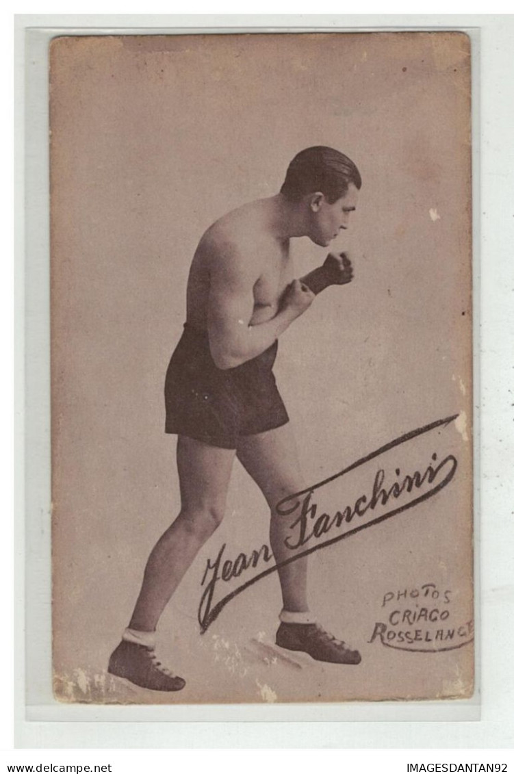 BOXE #17311 SPORT BOXEUR JEAN FANCHINI - Boxing