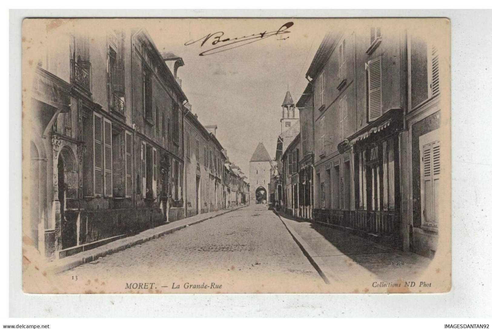 77 MORET SUR LOING #19646 LA GRANDE RUE - Moret Sur Loing