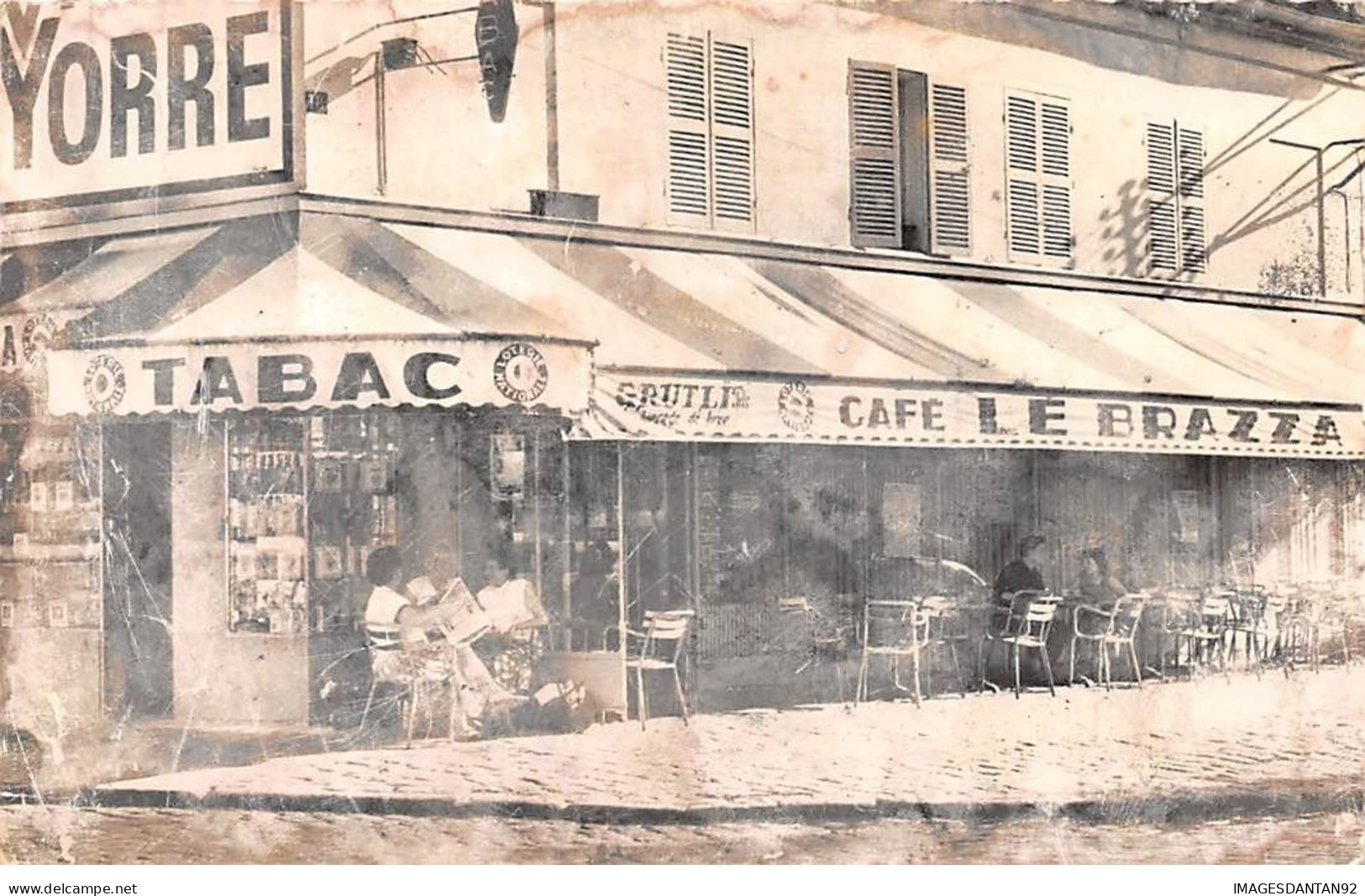 93 VAUJOURS #20156 CAFE TABAC LE BRAZZA - Sonstige & Ohne Zuordnung