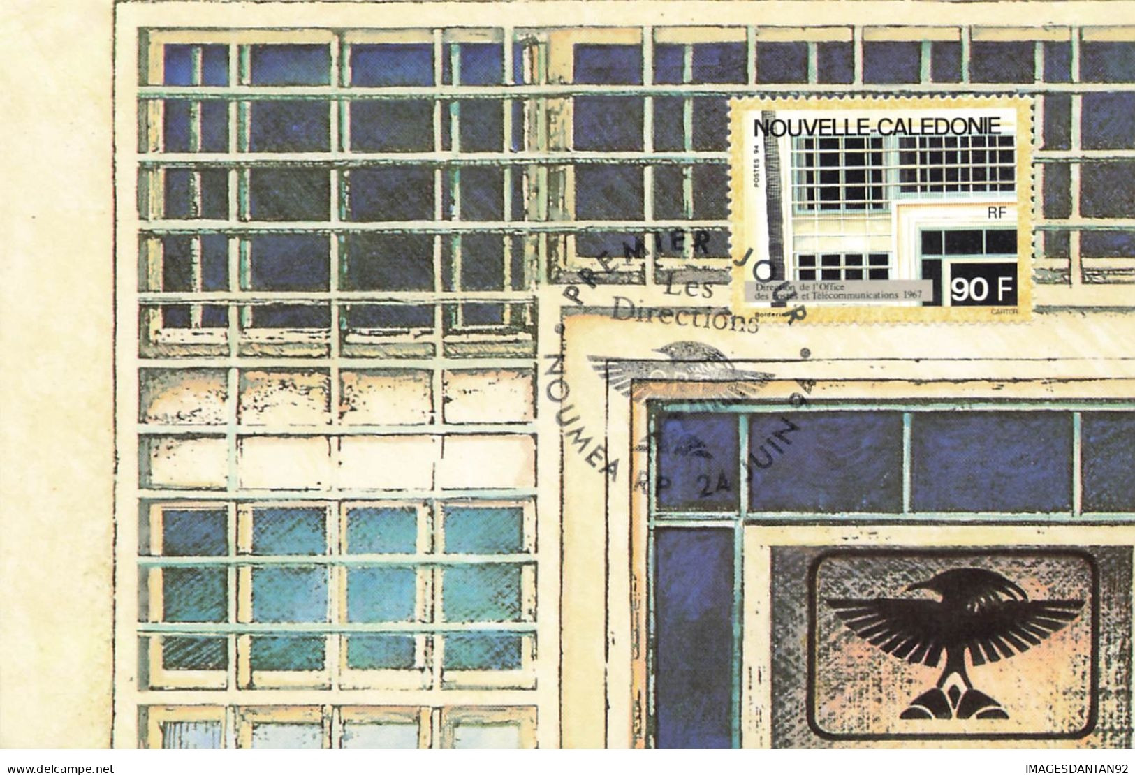CARTE MAXIMUM #23555 NOUVELLE CALEDONIE NOUMEA 1994 LES DIRECTIONS OPT - Maximum Cards