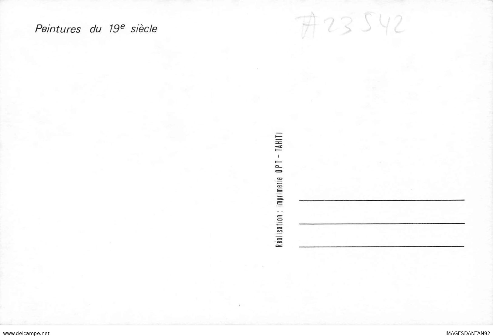 CARTE MAXIMUM #23542 POLYNESIE FRANCAISE PAPEETE 1982 PEINTURES DU 19 EME LA TAHITIENNE RADIGUET TAHITI - Maximum Cards