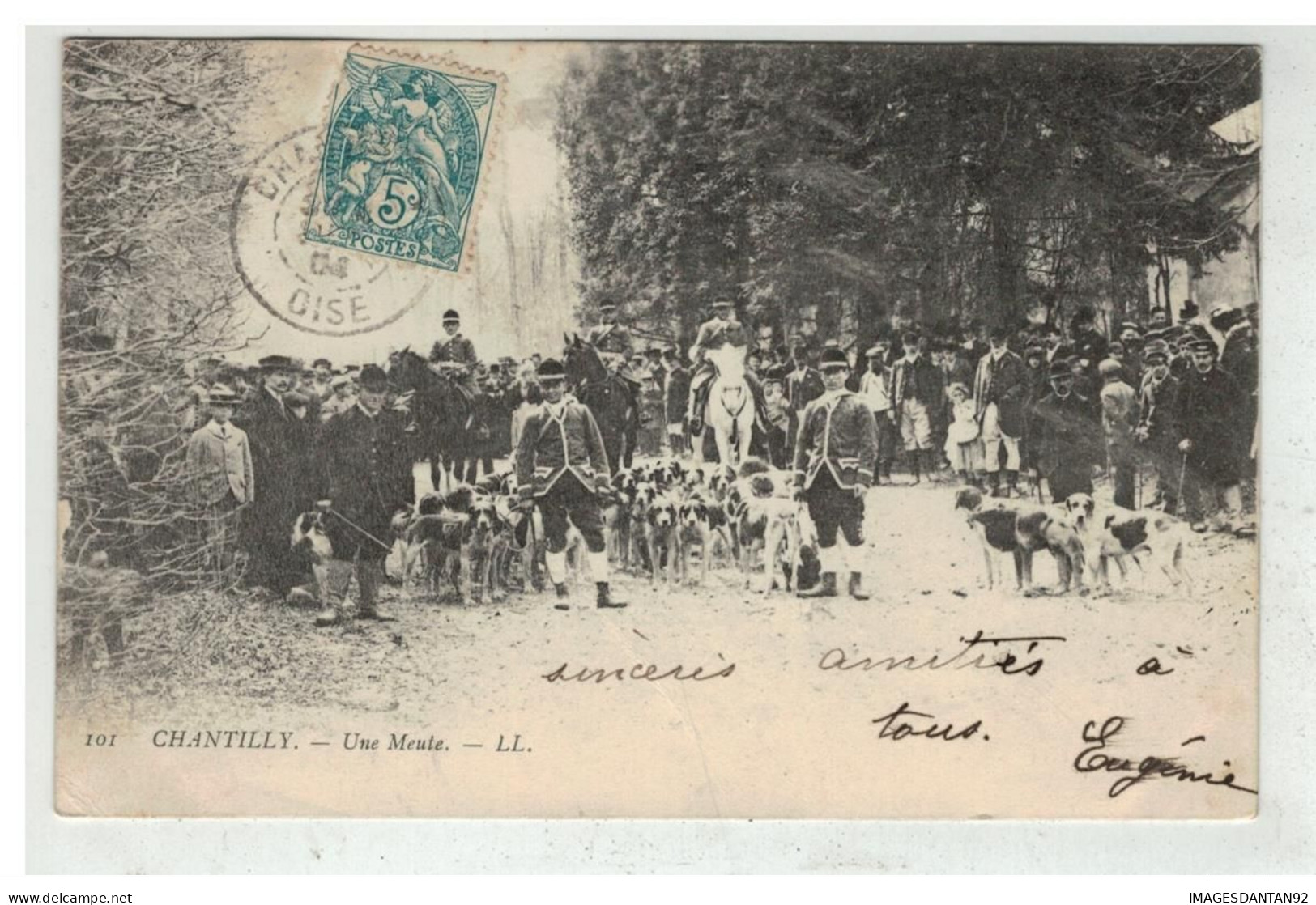 60 CHANTILLY #18914 LA MEUTE CHASSE A COURRE - Chantilly