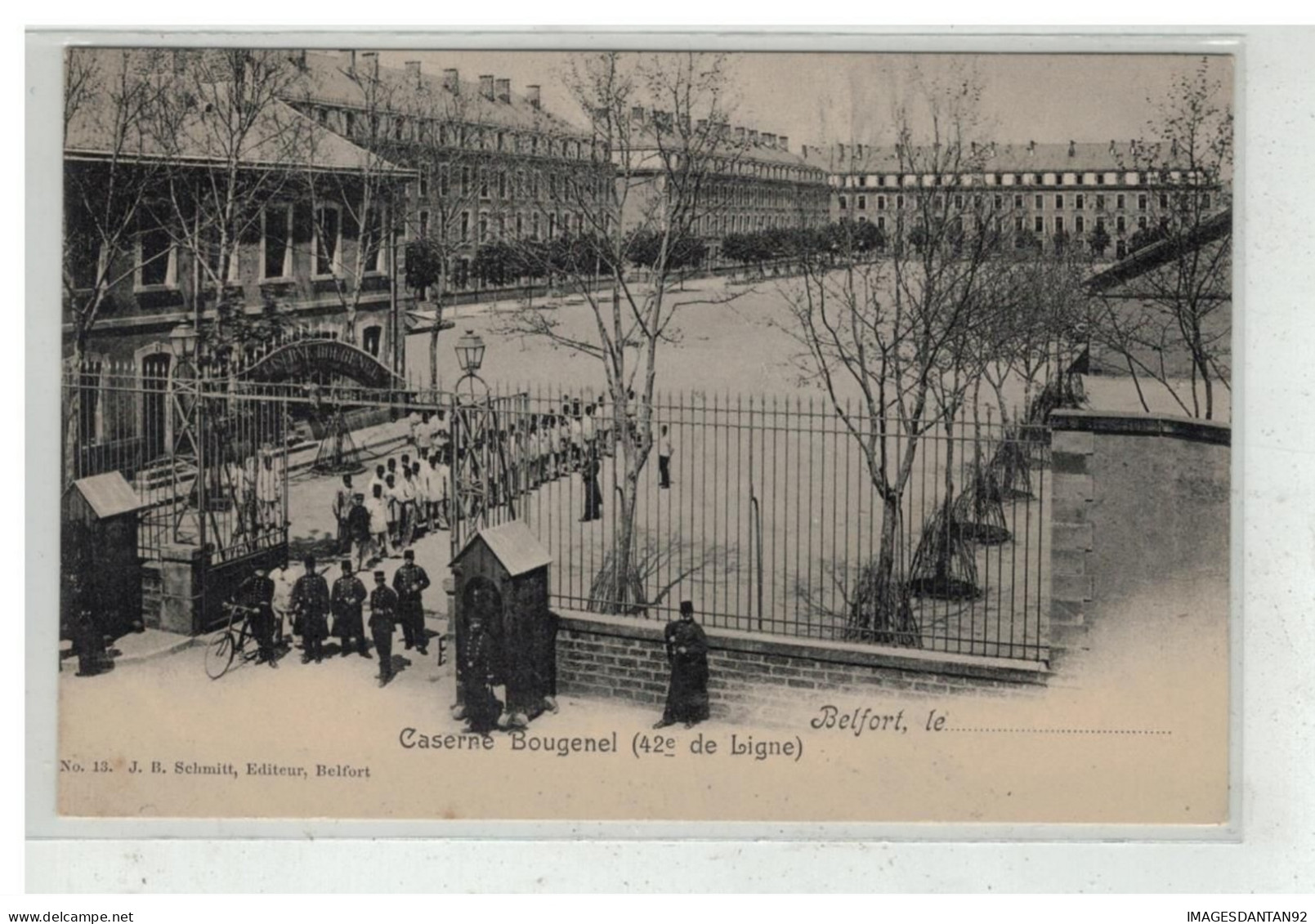 90 BELFORT #19309 CASERNE BOUGENEL 42 E DE LIGNE - Belfort - City