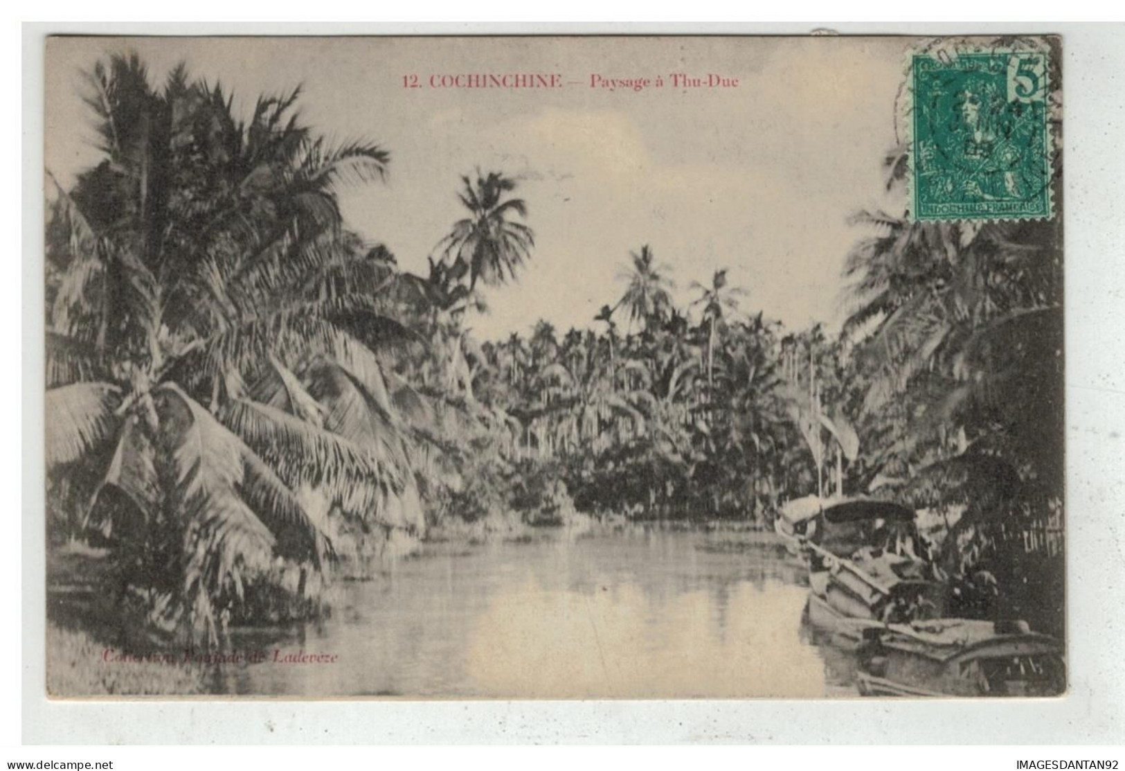 TONKIN INDOCHINE VIETNAM SAIGON #18655 COCHINCHINE PAYSAGE A THU DUC - Vietnam
