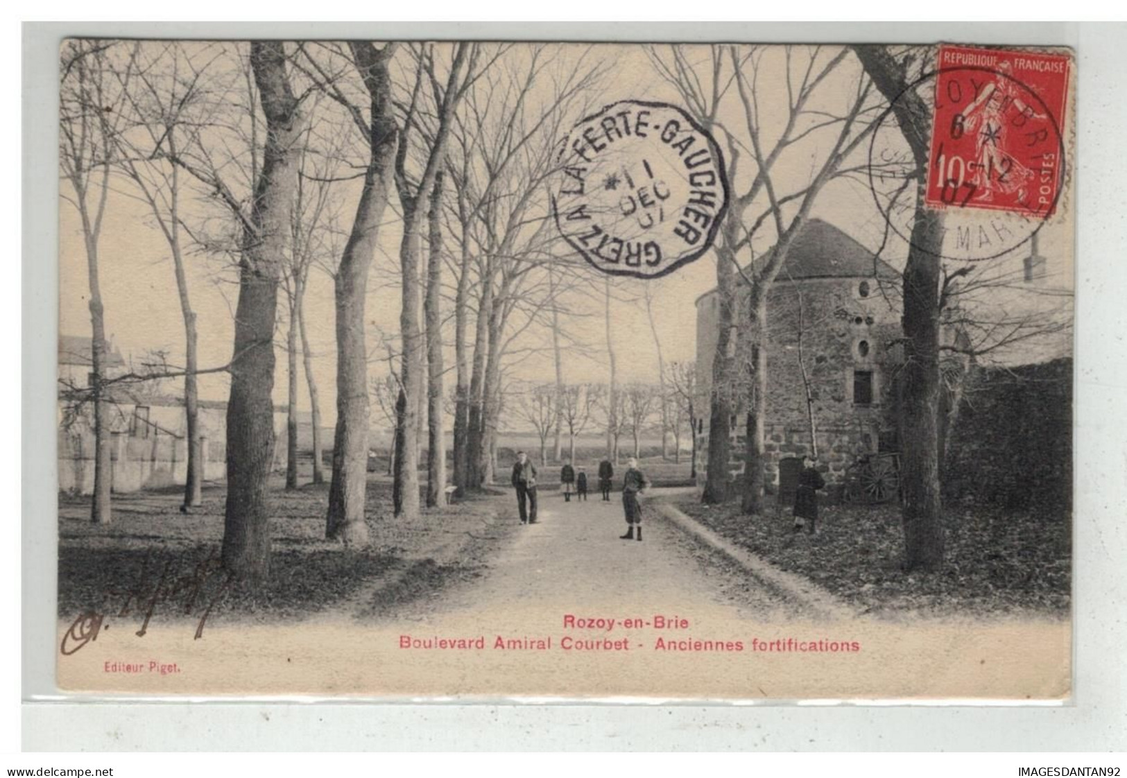 77 ROZOY EN BRIE #19719 BOULEVARD AMIRAL COURBET ANCIENNES FORTIFICATIONS - Rozay En Brie