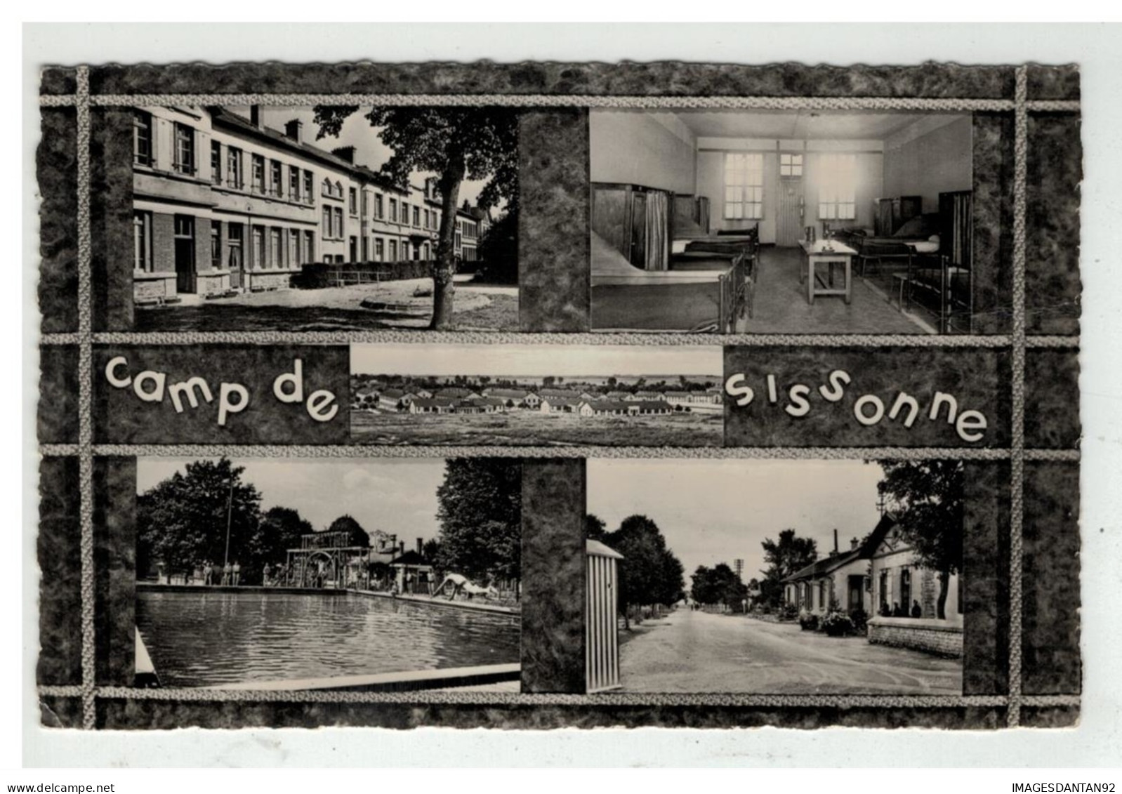 02 SISSONNE CAMP INFIRMERIE HOPITAL POSTE POLICE PISICNE VUE GENERALE VUES MULTIPLES N°19 - Sissonne