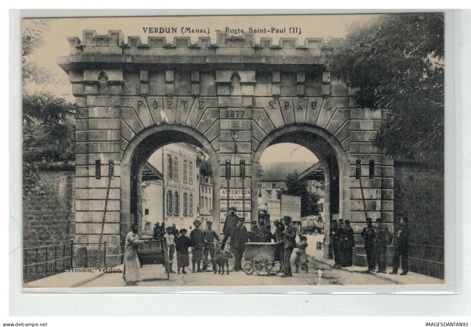 55 VERDUN PORTE DE SAINT CLOUD VOITURE A CHIEN - Verdun