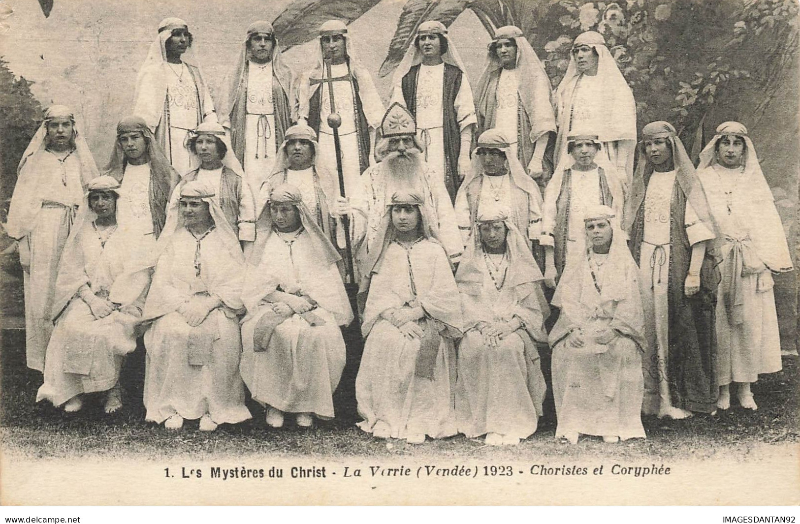 85 LA VERRIE #23283 LES MYSTERES DU CHRIST LES CHORISTES 1923 - Otros & Sin Clasificación