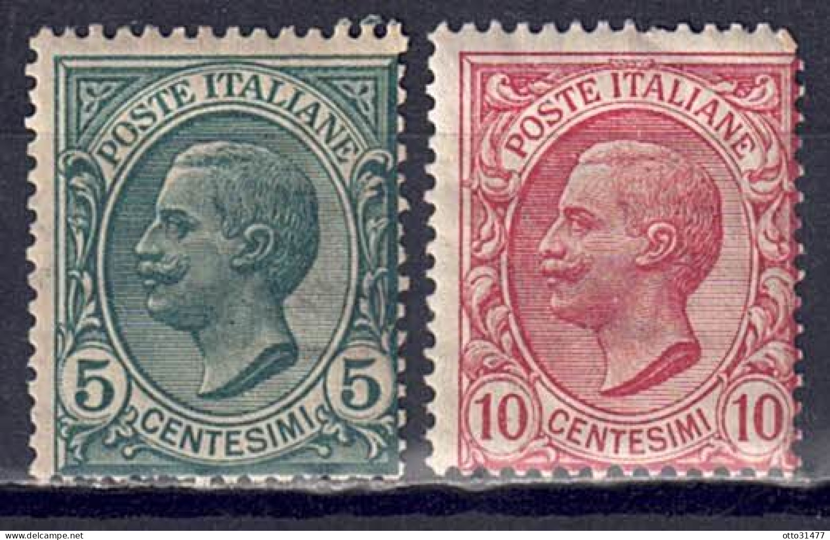 Italien 1906 - König Viktor Emanuel III., Nr. 88 - 89, Gefalzt * / MLH - Ungebraucht