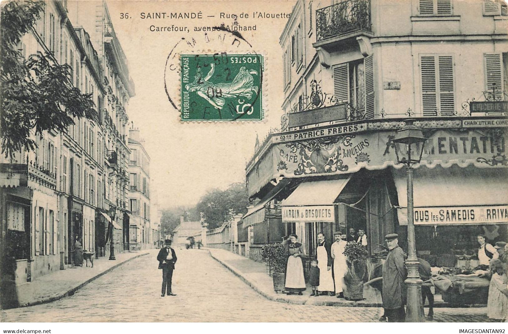 94 SAINT MANDE #21689 RUE ALOUETTE CARREFOUR AVENUE ALPHAND EPICERIE CAFE COMMERCE - Saint Mande