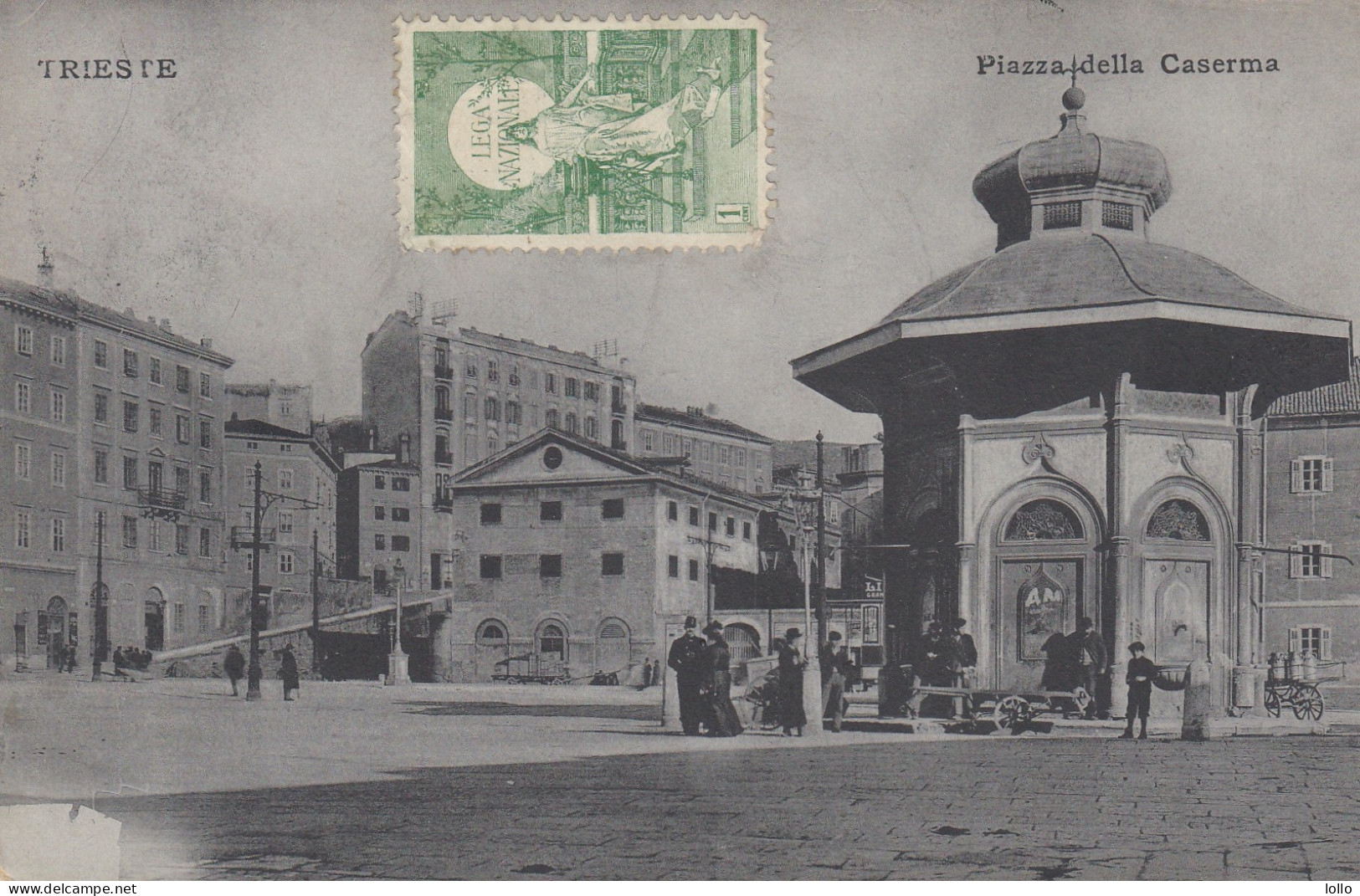 Fiuli Venezia Giulia  -   Trieste  - Piazza Della Caserma   - F. Piccolo  -  Viagg  -  Bella Animata - Insolita - Trieste (Triest)