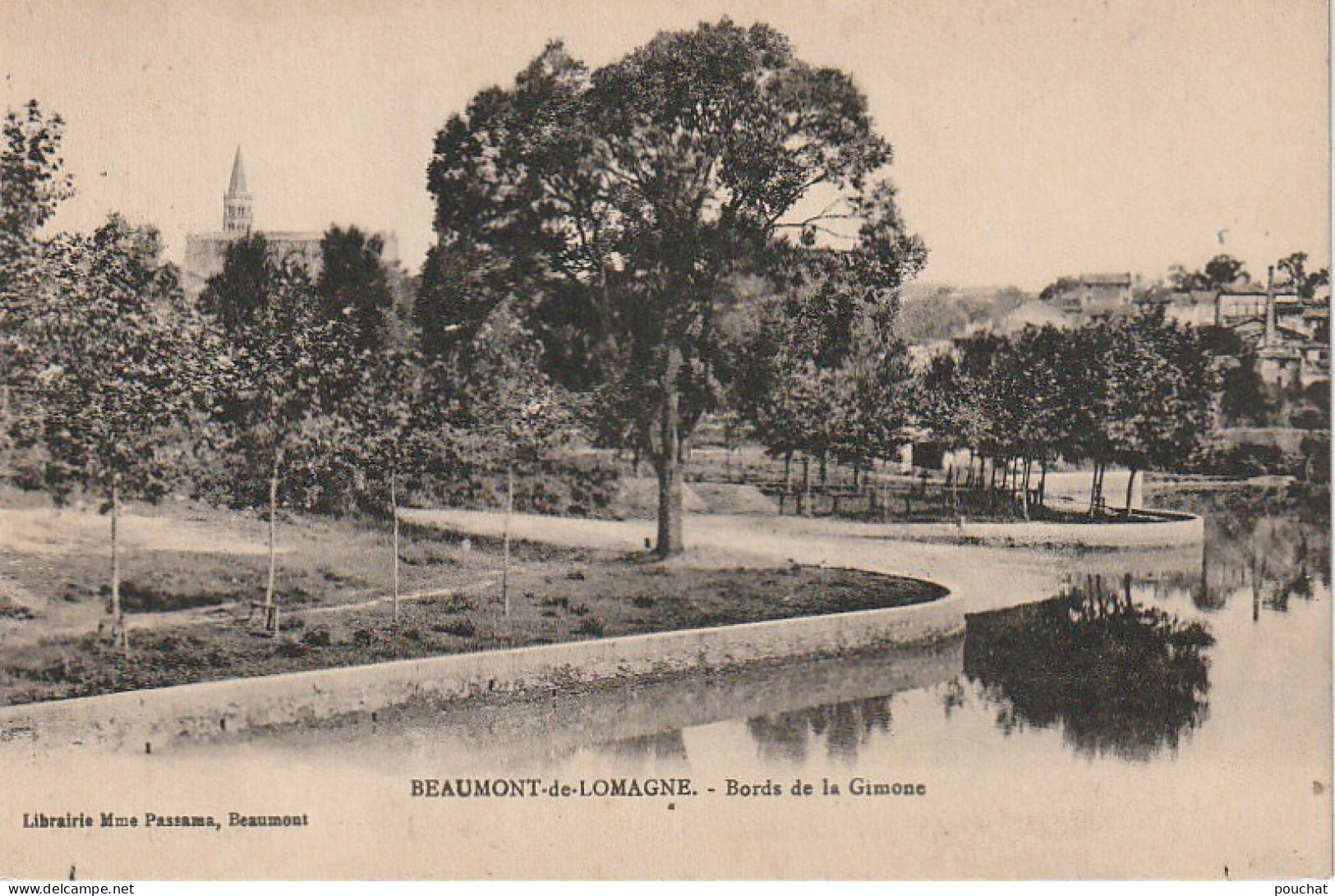 XXX -(82) BEAUMONT DE LOMAGNE - BORDS DE LA GARONNE - 2 SCANS - Beaumont De Lomagne