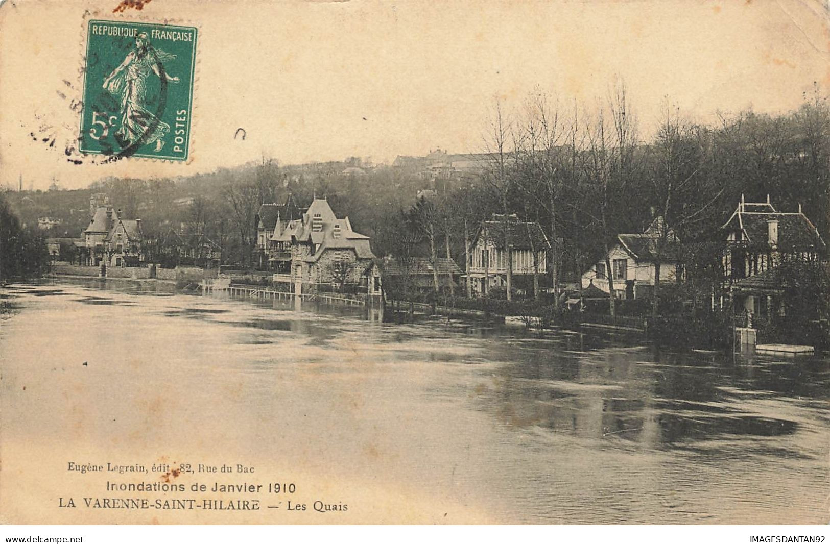 94 LA VARENNE ST HILAIRE #21676 INONDATIONS QUAIS DE MARNE - Sonstige & Ohne Zuordnung