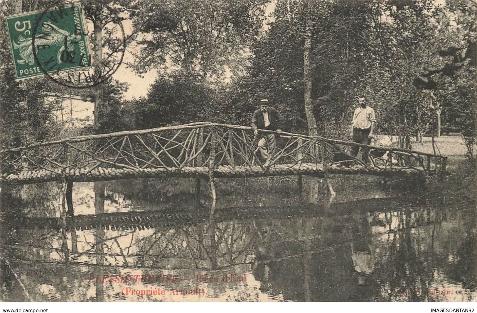 94 LE PLESSIS TREVISE #21966 PIECE D EAU PROPRIETE ARNOULT PONT PASSERELLE - Le Plessis Trevise