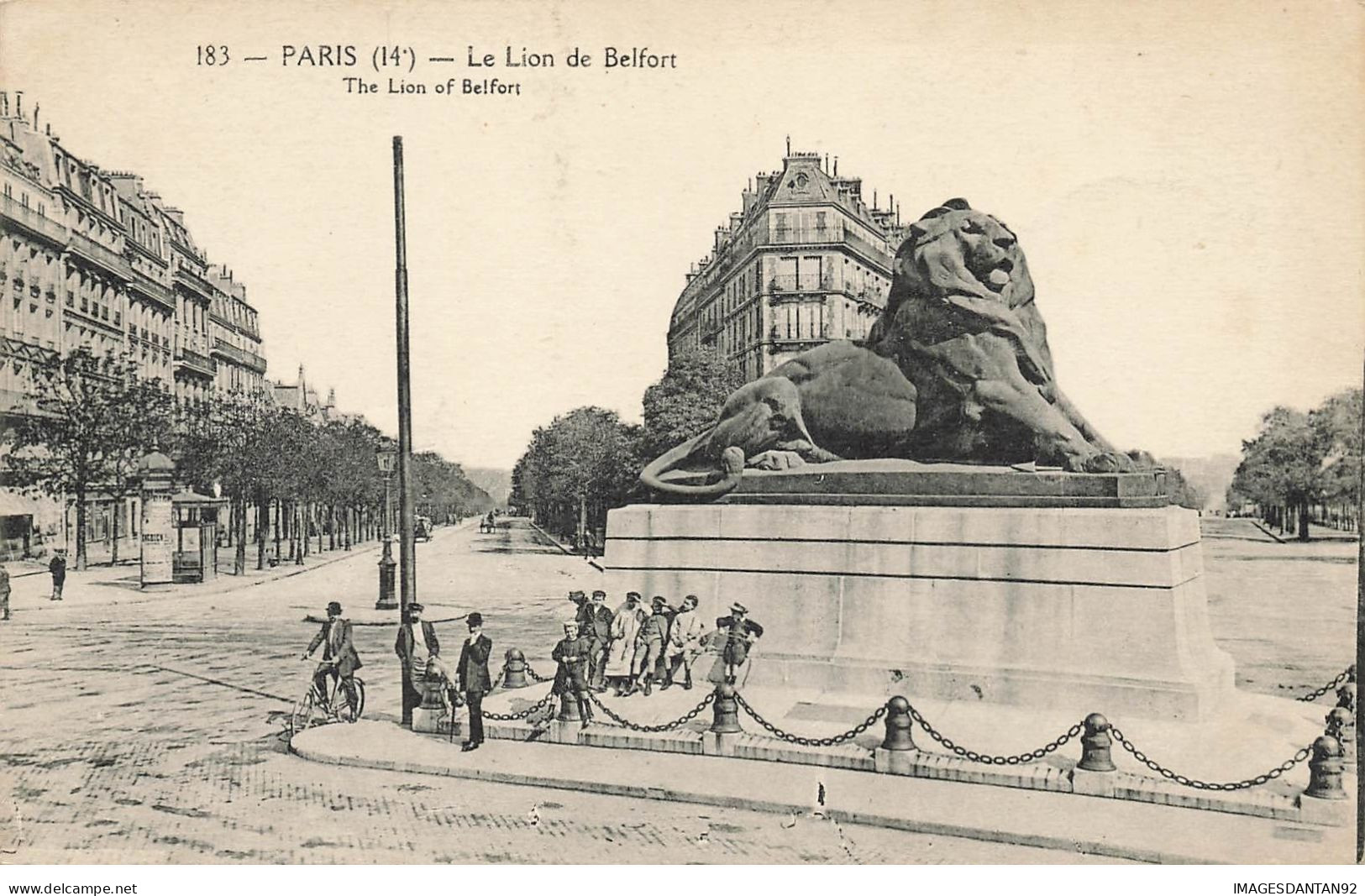 75 PARIS 14 #22855 LION DE BELFORT - District 14