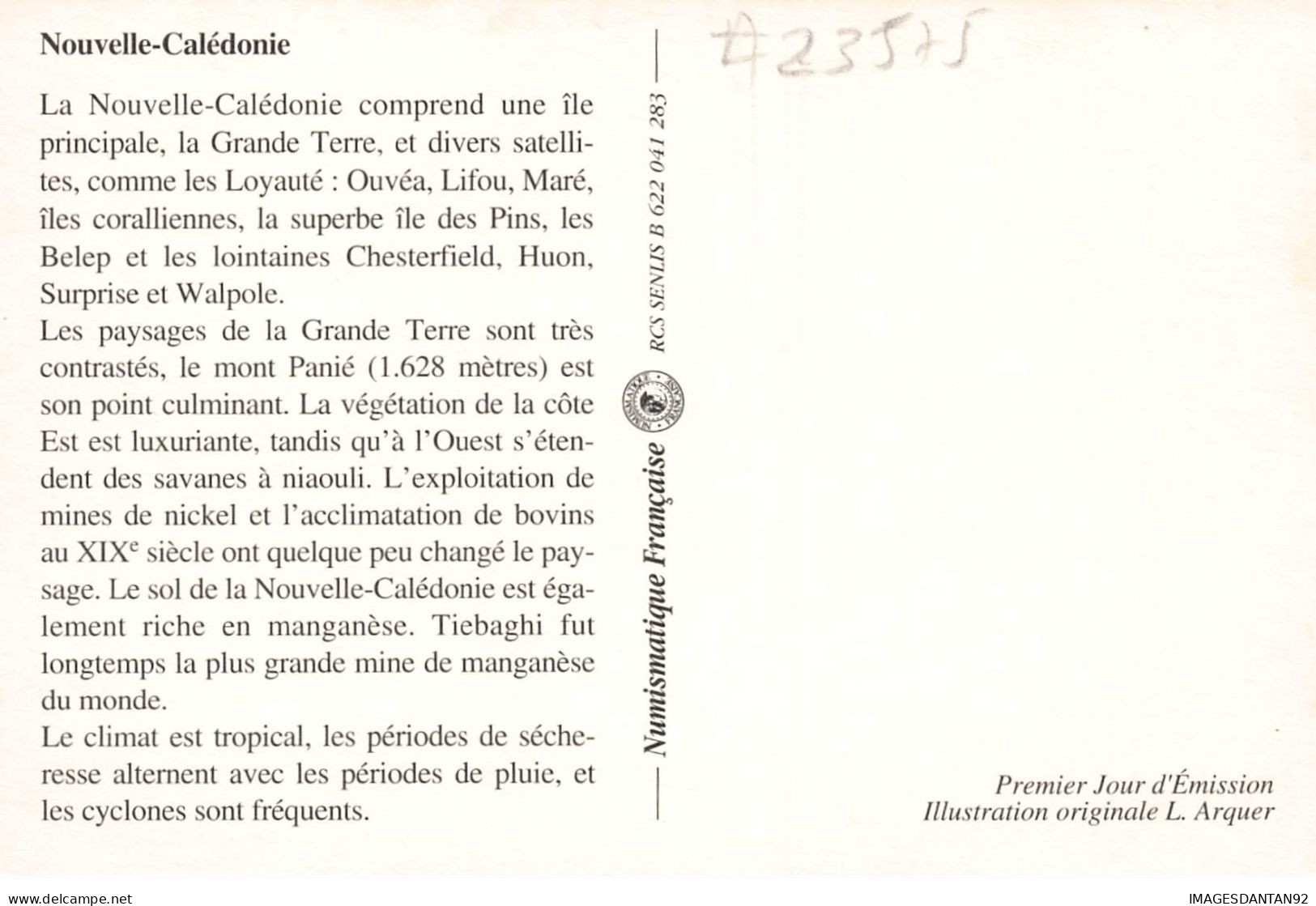 CARTE MAXIMUM #23575 NOUVELLE CALEDONIE NOUMEA 1994 PHILEX JEUNES GRENOBLE PHILATELIE A L ECOLE - Maximumkarten