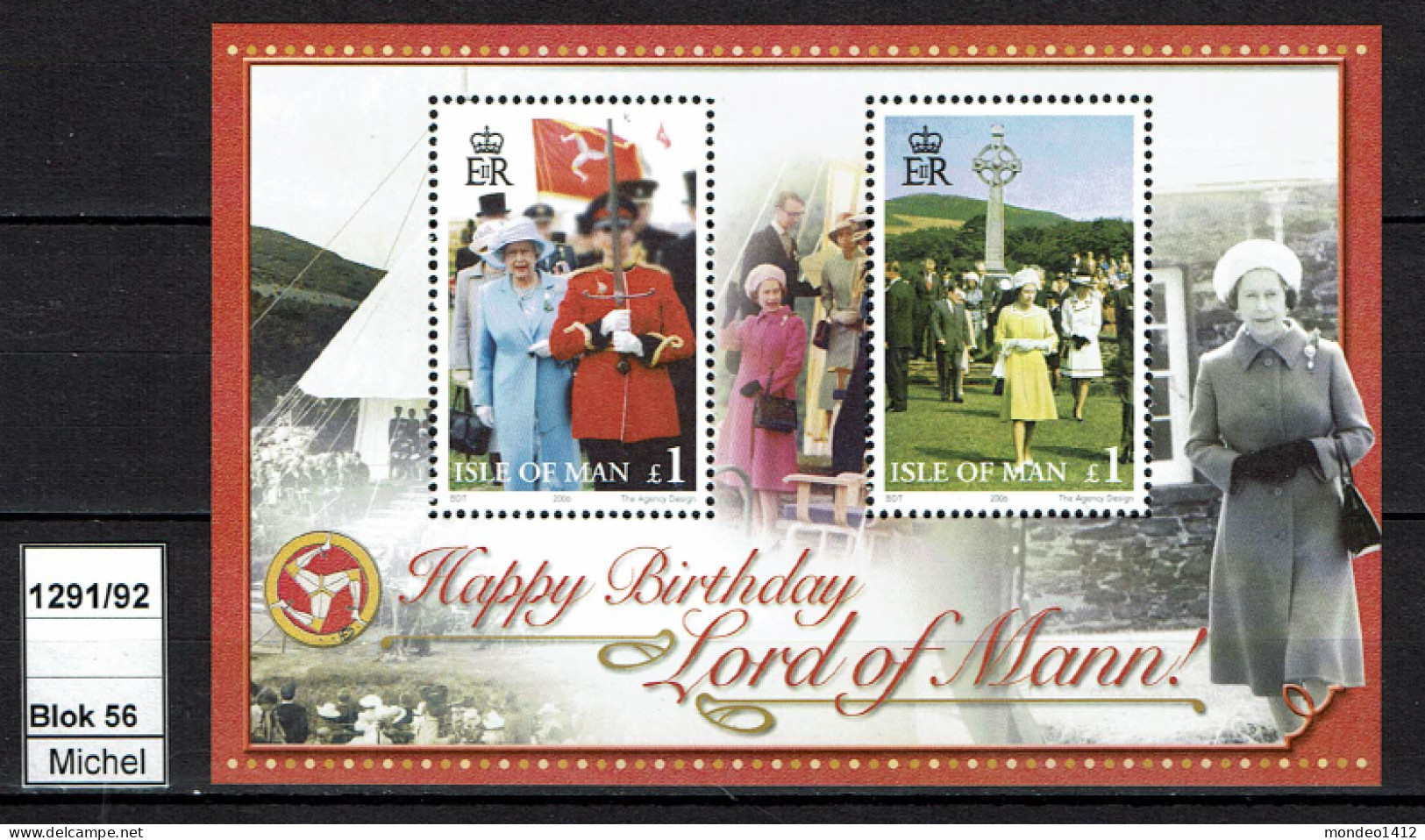 Isle Of Man - 2006 - MNH - 80. Geburtstag Von Königin Elisabeth II. - Birthday Of Queen Elisabeth II - Man (Ile De)