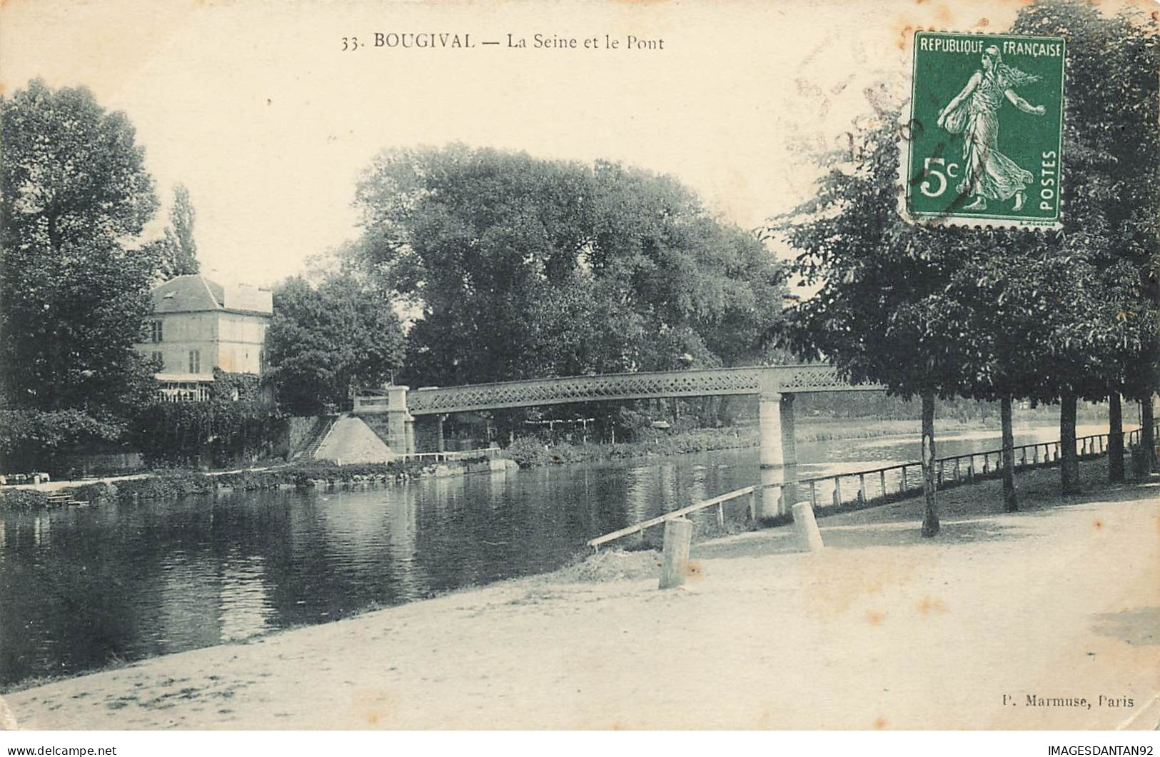 78 BOUGIVAL #23809 LA SEINE LE PONT - Bougival