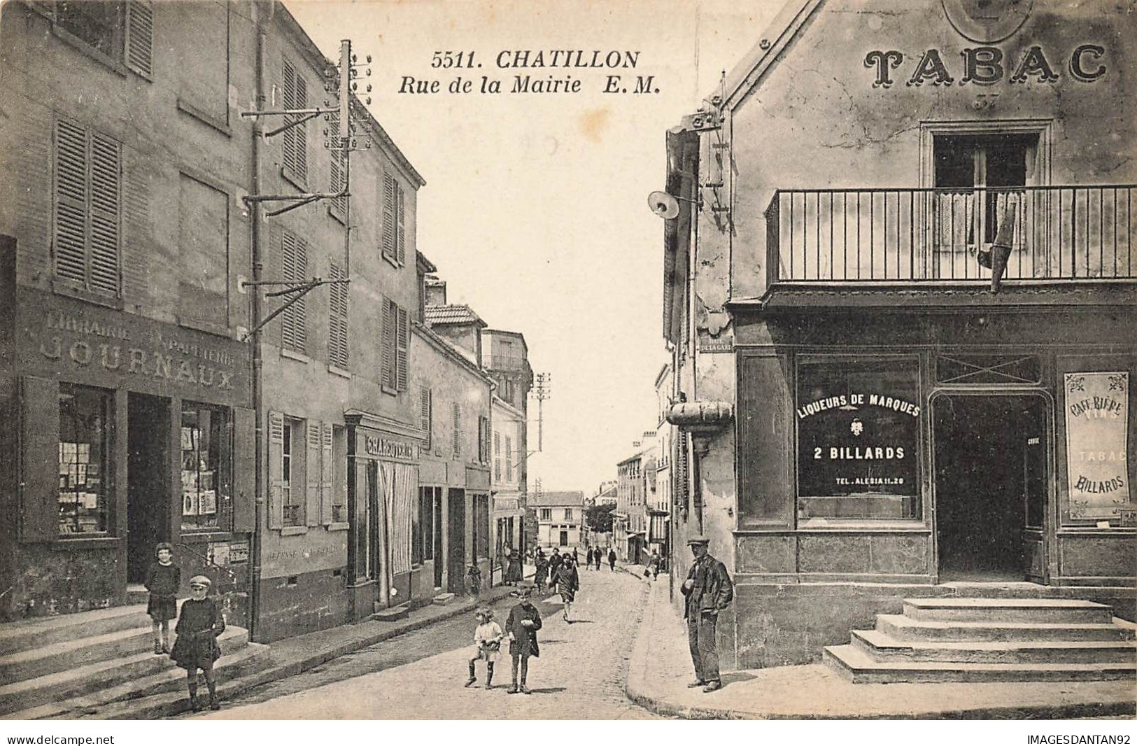 92 CHATILLON #24687 RUE DE LA MAIRIE COMMERCE TABAC - Châtillon