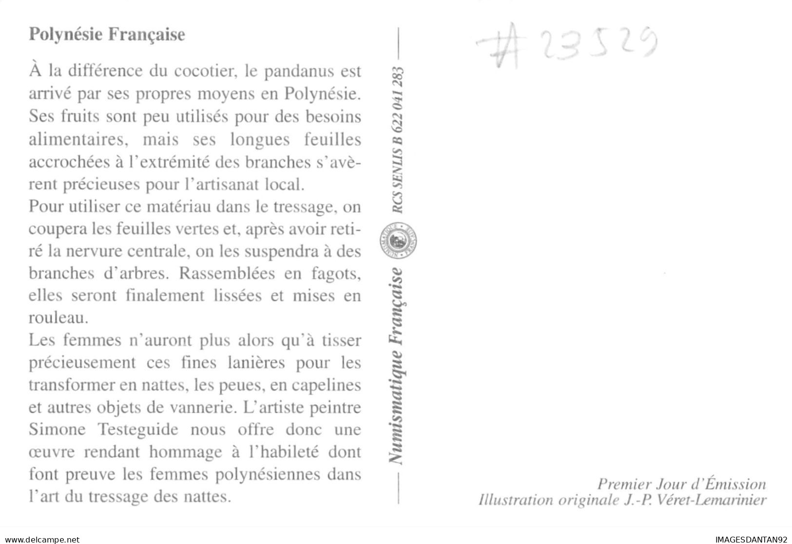 CARTE MAXIMUM #23529 POLYNESIE FRANCAISE PAPEETE 1995 ARTISTES PEINTRES TESTEGUIDE - Maximum Cards